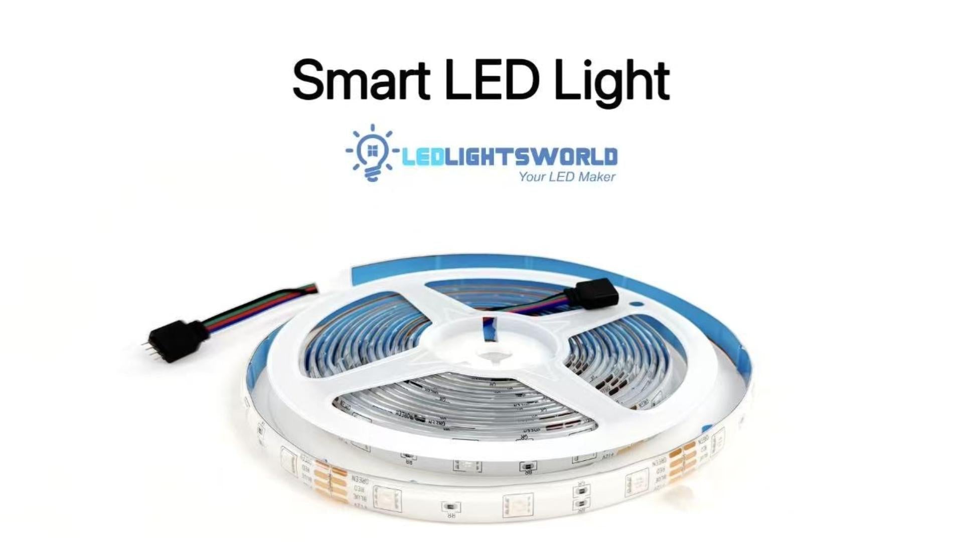 10M RGB Color Changing LED Strip Light with WiFi App & Voice Control – Lighting Demo | LEDLightsWorld
