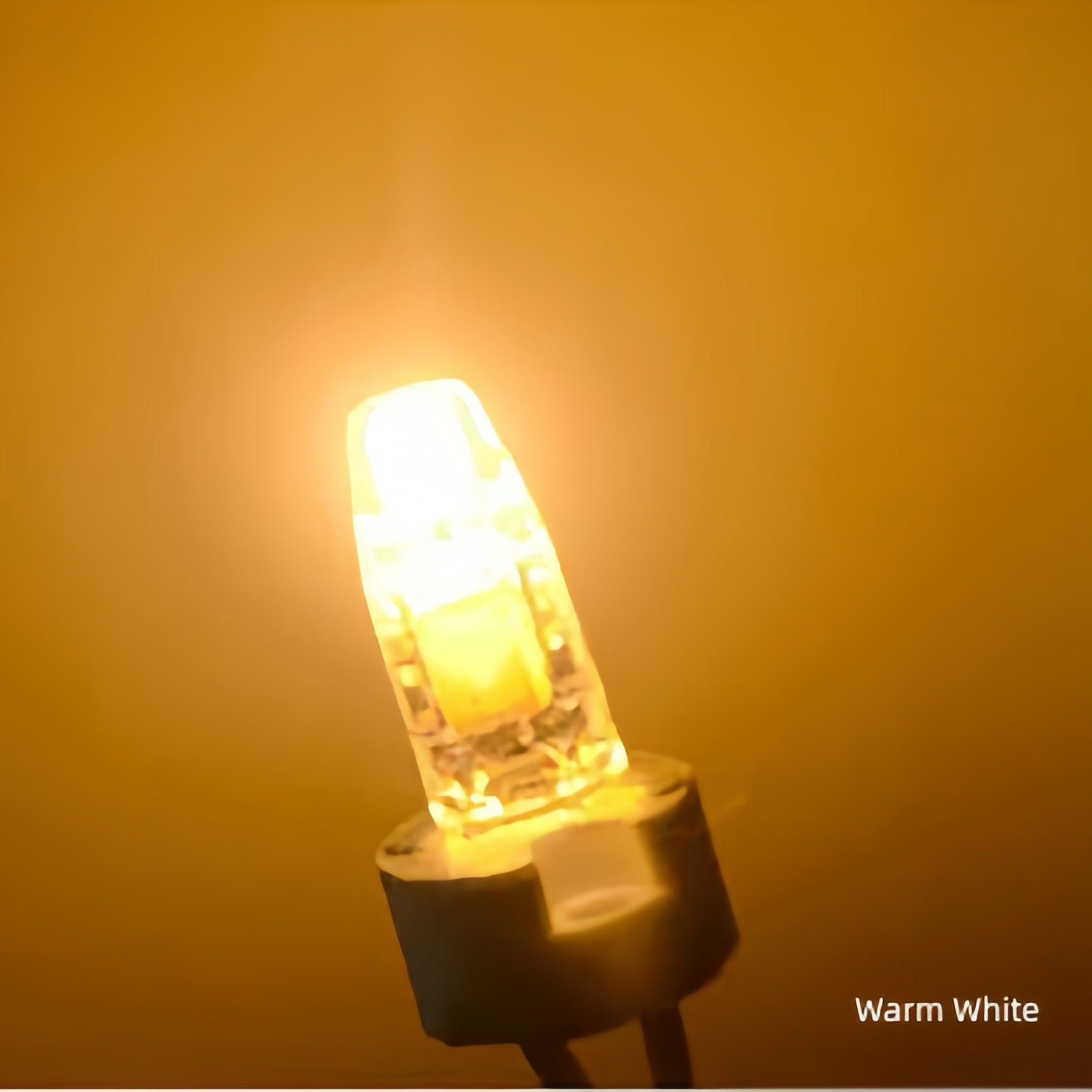 G4 LED Light Bulbs 1.5W Equivalent to 15W AC 110V-120V /200-240V, Bi-pin LED Bulb Silicone G4 LED Bulbs (10-Pack)