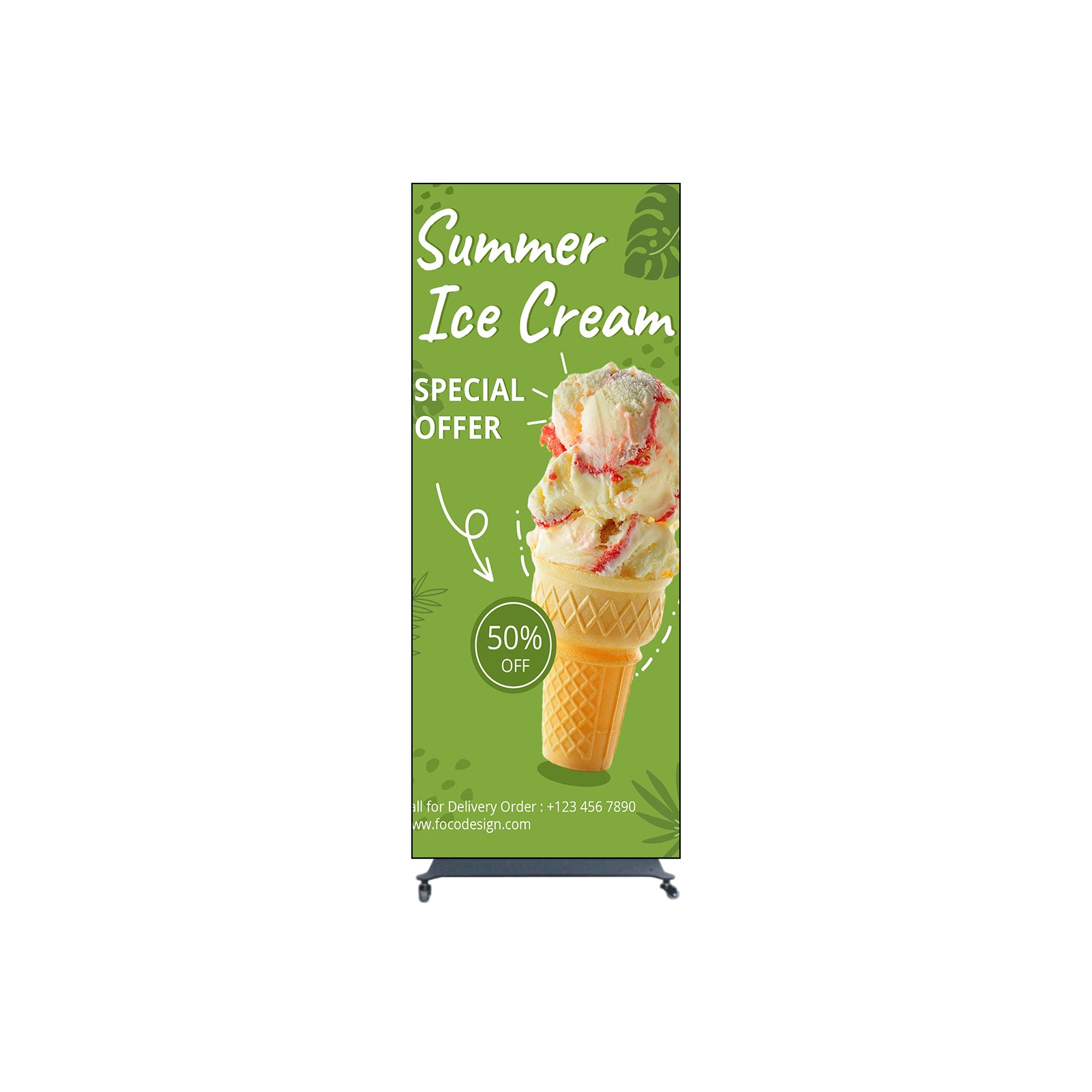 Écran d'affichage LED série EP-BAT | Alimentation par batterie, sans prise | Raccordable | 640 / 960 × 1920 mm | P2,5 / P1,86 / P1,53 / P1,25