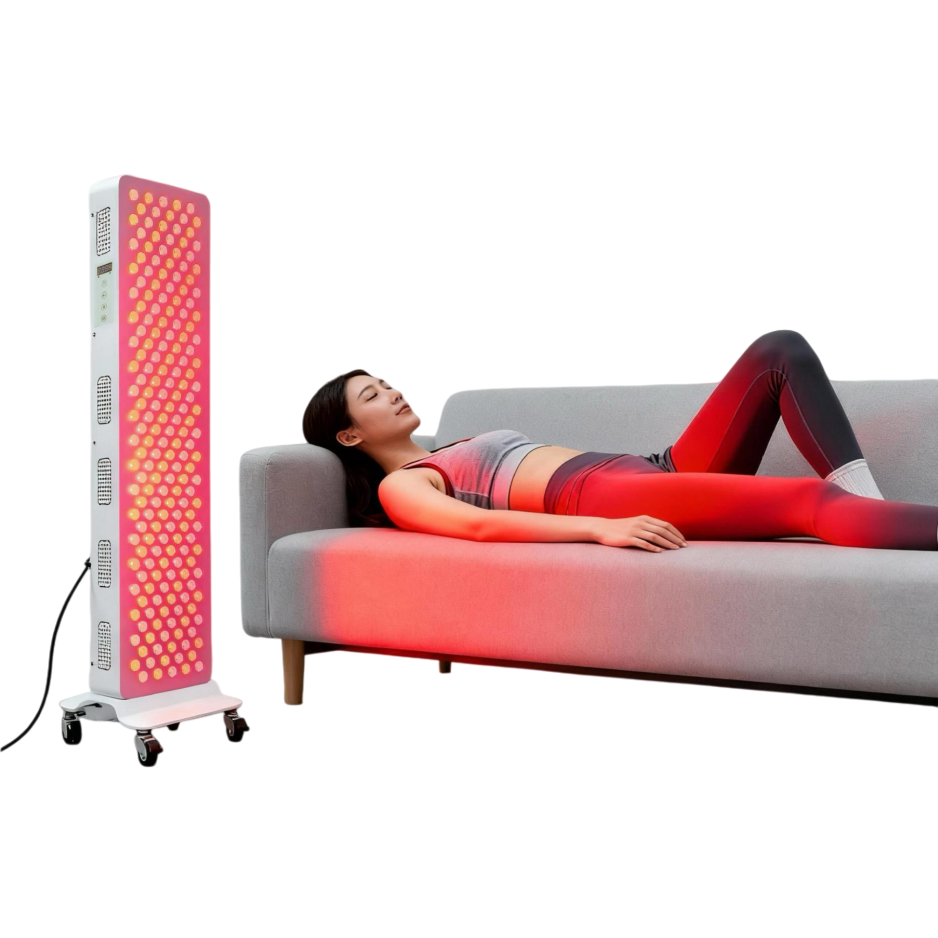 ALPRO1500 Rotes LED-Lichttherapie-Panel, 420 W tiefrote 660 nm und Nahinfrarot 850 nm LED-Lichttherapie