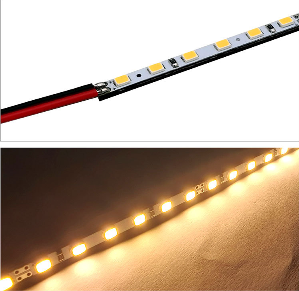 5er-Pack 19,7 Zoll superschlanke 4 mm SMD3528 starre LED-Streifenbeleuchtung 60 LEDs