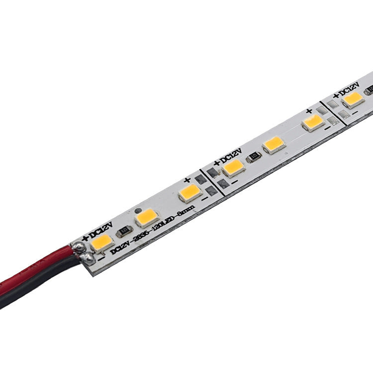 SMD2835 8MM Wide Rigid LED Strip Light – DC12V / 24V | 8mm PCB | 12W/M | 120 LEDs/M | 1Meter Length | Warm White / Natural White / Daylight White / Cool White / Blue / Red / Green | High Brightness Indoor Lighting | 10 / 50PCS