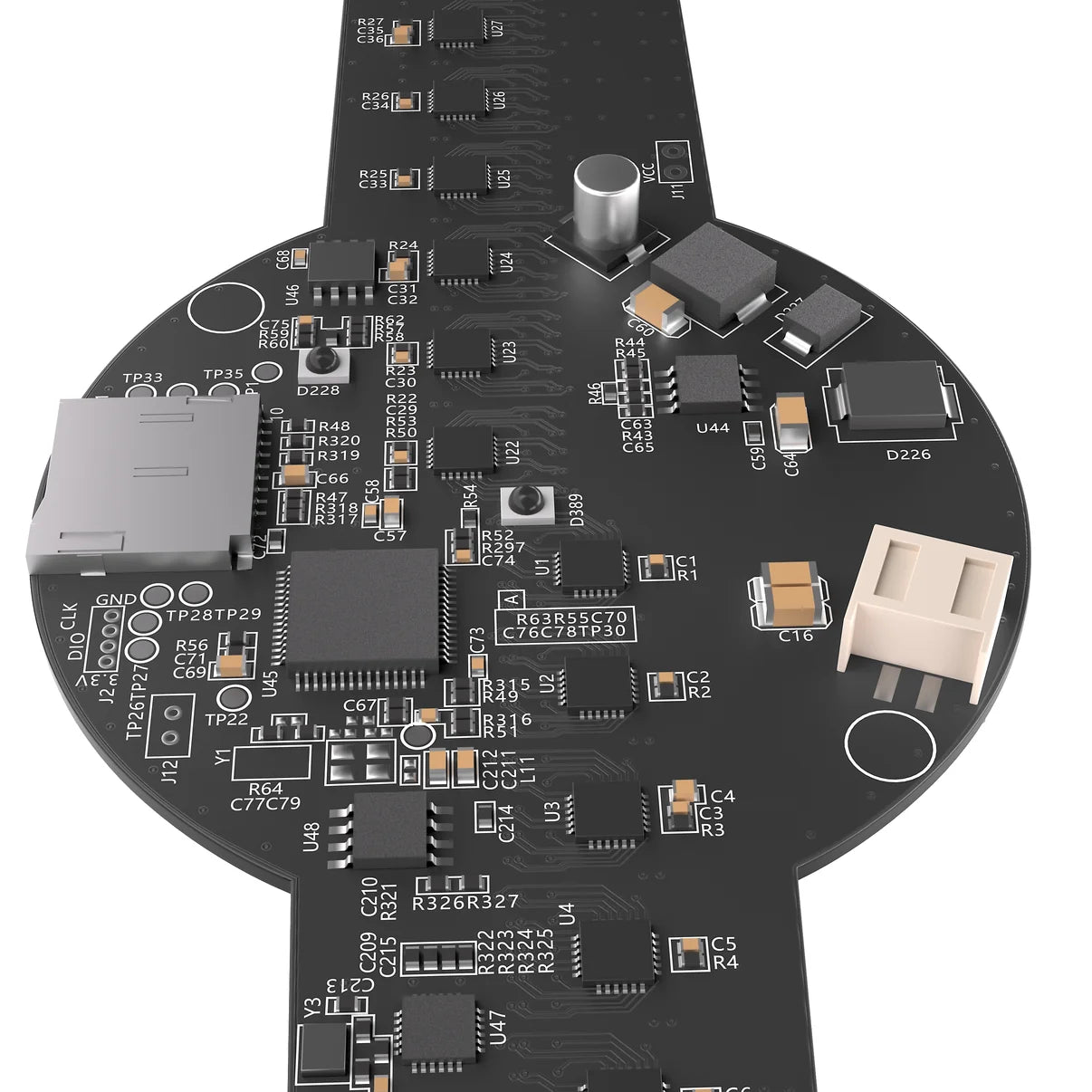 FL-CL Series 42cm (16.5 inch) Small Size | 3D Hologram Fan LED Display | Flat Fan Cloud Control (AS) | LED Hologram Projector | 2-Pack Fans with Outdoor Double-Sided Mounting Bracket | 2 Blades