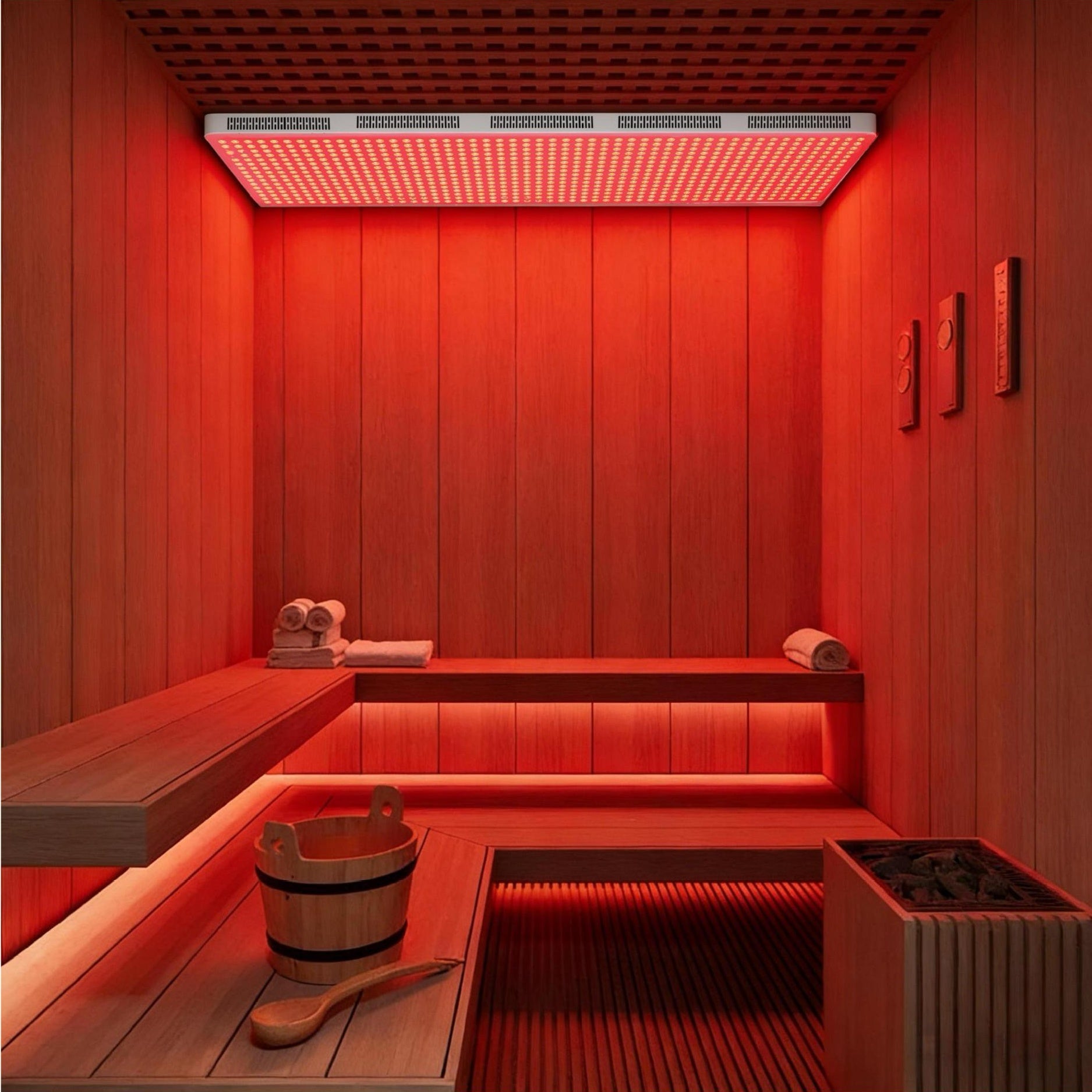 ALPRO1500 Rotes LED-Lichttherapie-Panel, 420 W tiefrote 660 nm und Nahinfrarot 850 nm LED-Lichttherapie