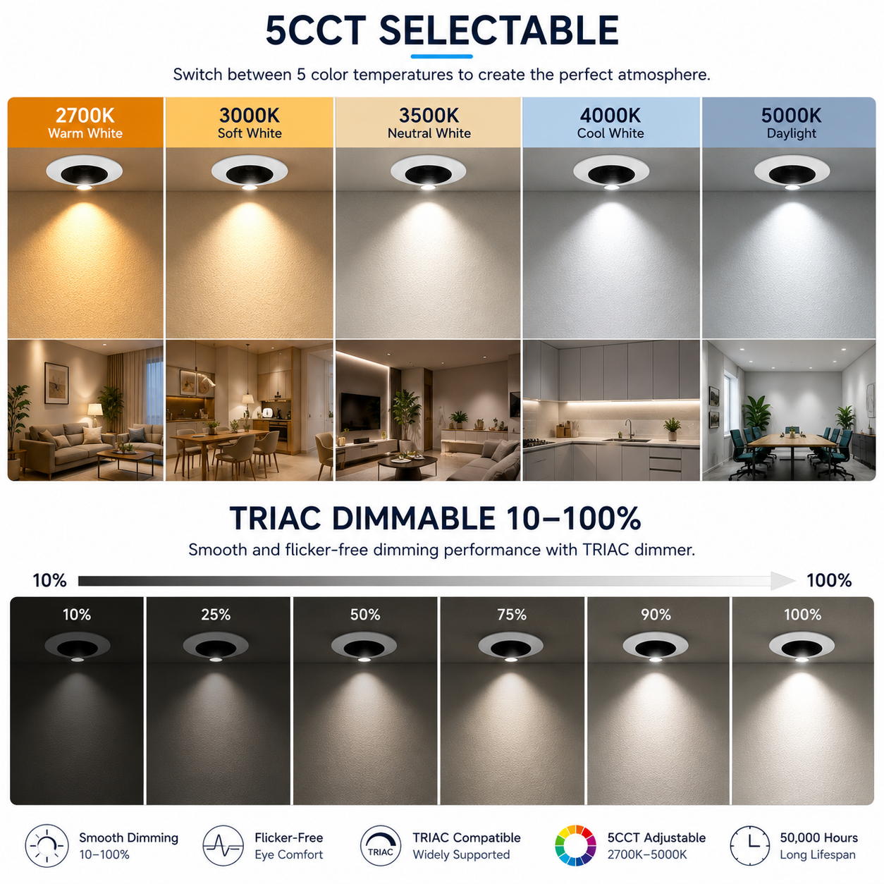 Mini-LED-Downlight, 1 W, Durchmesser 25 mm, 24 Grad, Mini-LED-Einbauleuchte, kleines Decken-Downlight, Schrank-LED-Leuchte mit LED-Treiber