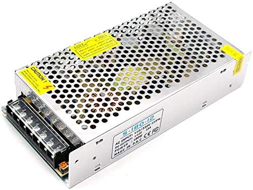 DC 12 V/24 V Schaltnetzteil 60 W–250 W, AC 110/220 V Eingang, Konstantspannungs-LED-Treibertransformator, Metallgehäuse mit Schraubklemmen, CE/FCC/RoHS-zertifiziert