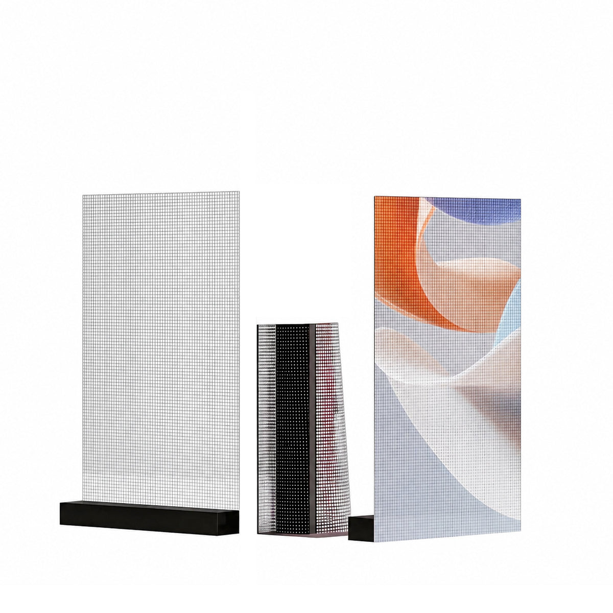P6.25 Hochtransparente selbstklebende LED-Folie – 400 × 1000 mm (15,75 × 39,37 Zoll) | 2000/4000 Nits | 90 % Transparenz Glasaufkleber-Display für Schaufenster und Glasinnenwände | Mehrere Kit-Optionen | Plug & Play