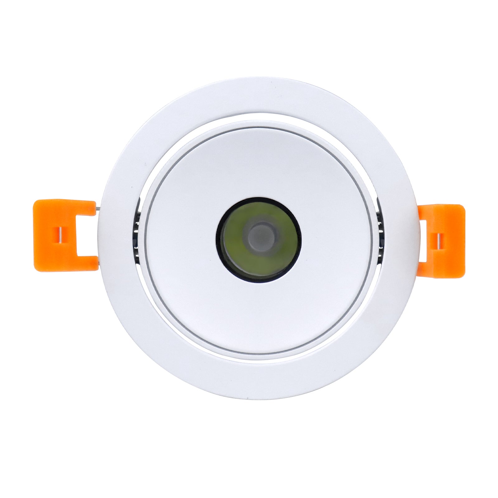 COB-Downlight mit schmalem Strahl der ECO-6-Serie – Weißes Gehäuse – TRIAC-dimmbar – 5 W (3-Zoll-Ausschnitt) – 4er-Pack – 3000 K–6000 K – 100–130 V / 200–240 V