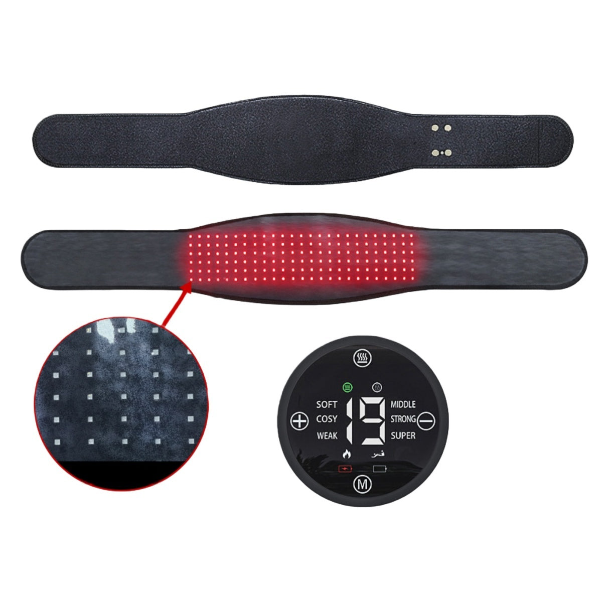 42 W BLK-S Rotlichttherapie-LED-Panel mit 48 Stück 1 W LED (850 nm und 660 nm 1:1) LED-Rotlicht