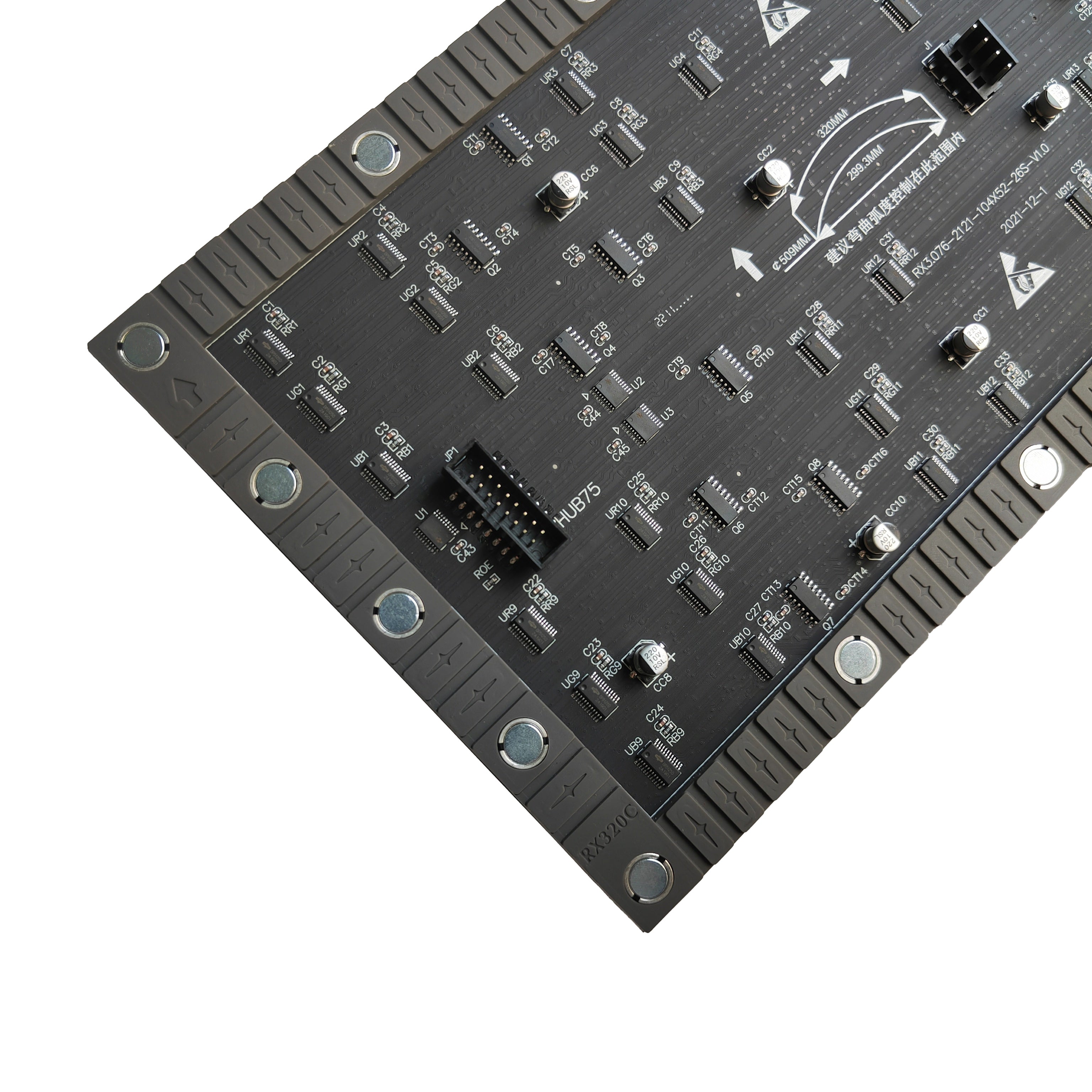 IF-3S Series Indoor Flexible LED Module – P3.076 | 320×160mm | SMD | Soft Back Shell with Magnet | 600nits