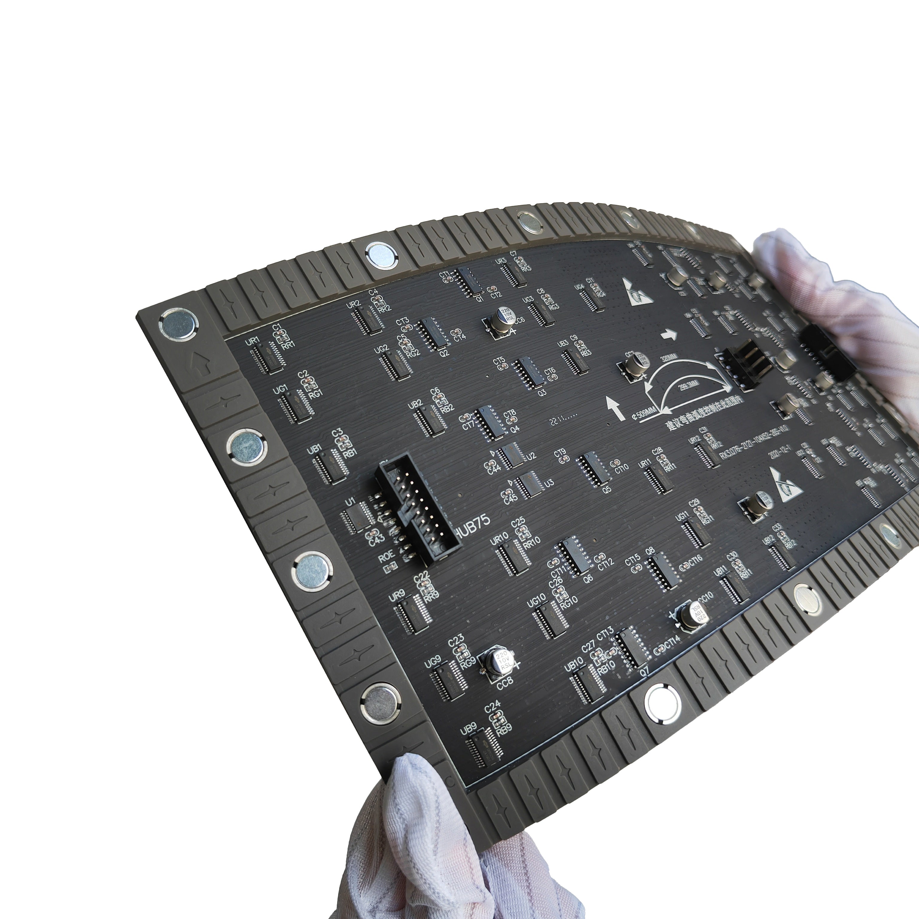 IF-3S Series Indoor Flexible LED Module – P3.076 | 320×160mm | SMD | Soft Back Shell with Magnet | 600nits