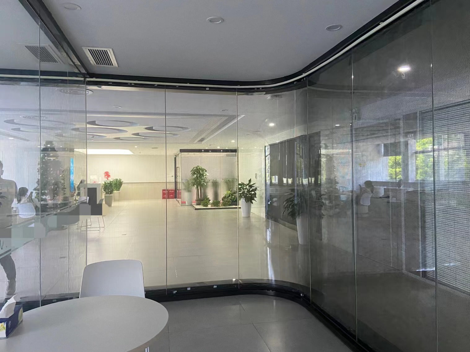 P3.91 Flexible Invisible Holographic LED Film Screen, Brightness >3000NITS-One Square Meter Price