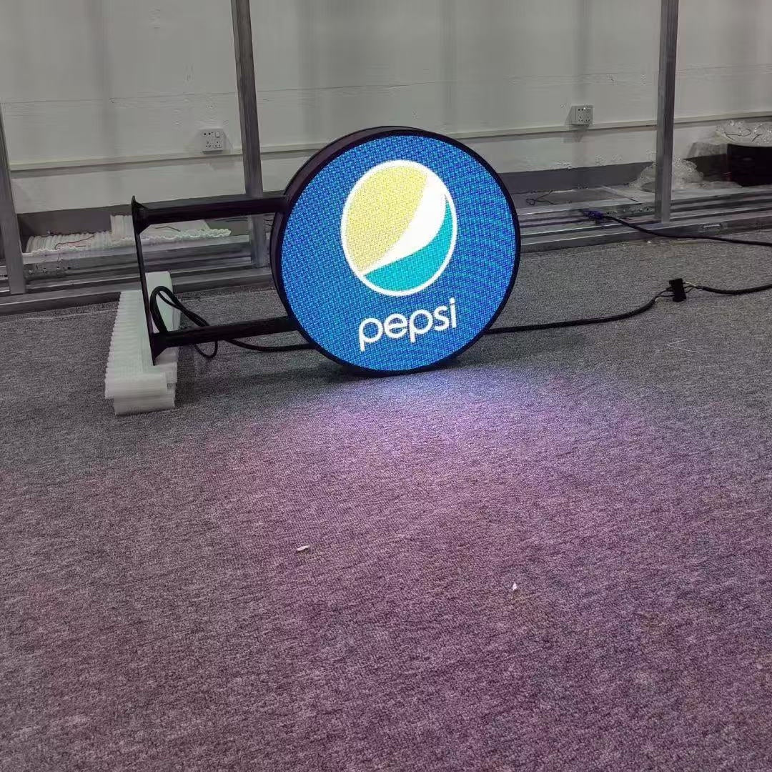 P5 50CM (20'') Durchmesser Outdoor Runde LED-Anzeige Kreis Logo LED-Zeichen