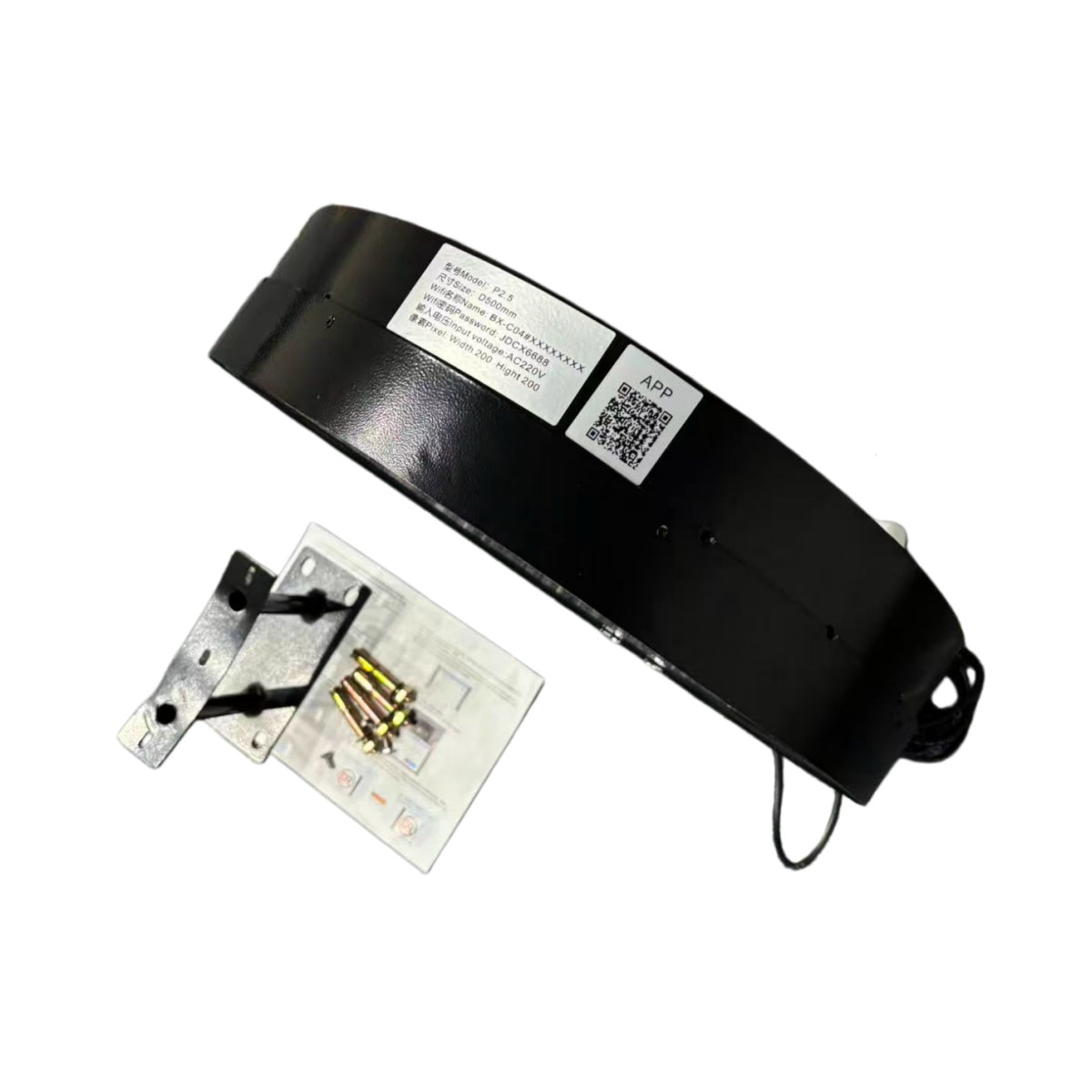 P5 50CM (20'') Diameter Outdoor Round LED Display Circle Logo LED Sign