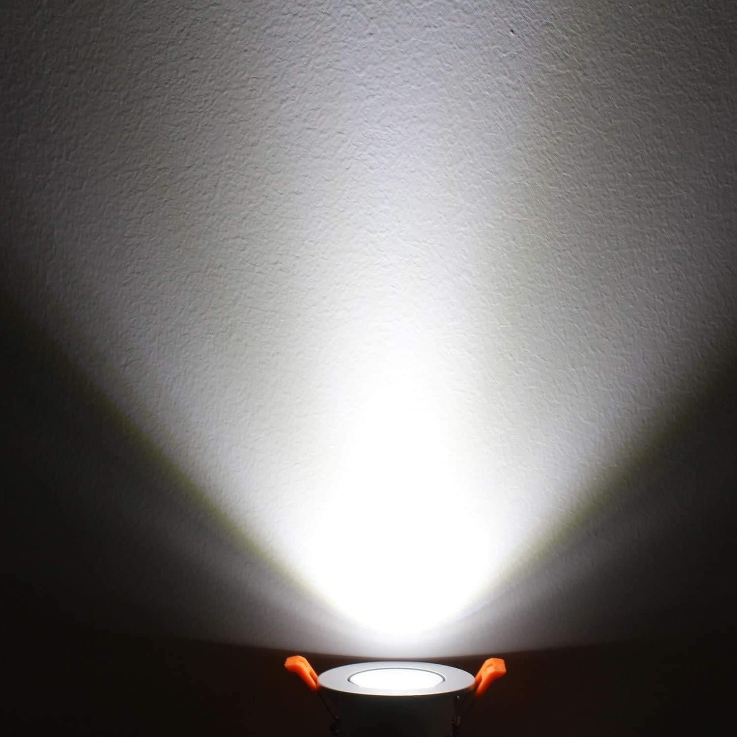 Einstellbares COB-LED-Einbaudownlight der ECO-2-Serie – Goldenes Gehäuse – TRIAC-dimmbar – 3 W/5 W/9 W – 4er-Pack/10er-Pack – 3000 K–6000 K – 100–130 V / 200–240 V