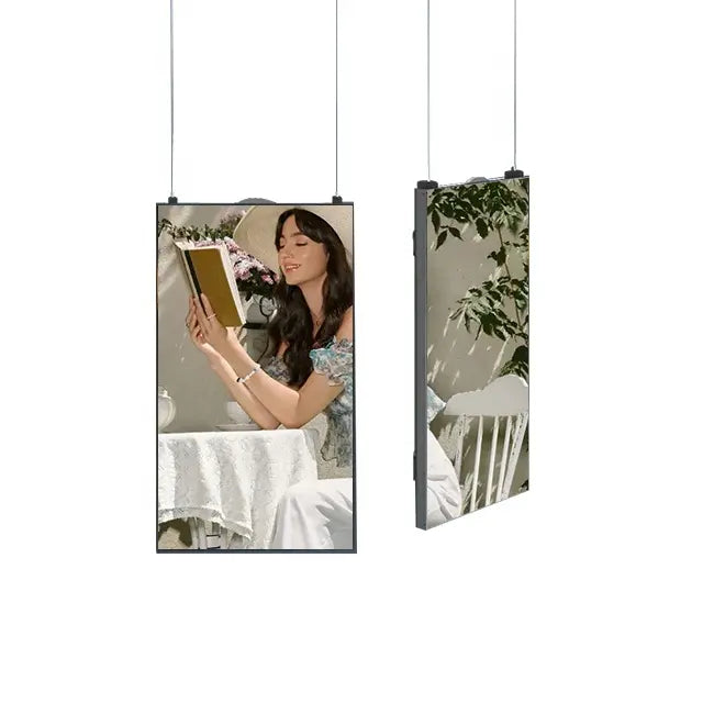 65" einseitiges 2500 Nits High Bright Window LCD-Posterdisplay, Android RK3568 2G+32G, ohne Touch, Cloud/APP/USB, Wandmontage/Bodenständer/Hängemontage