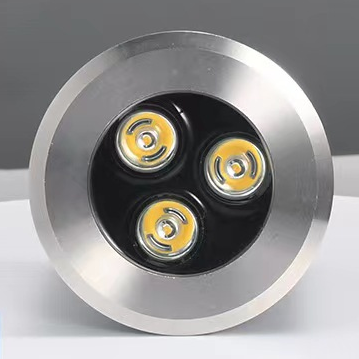 10er-Pack RGBW IP68 wasserdichte LED-Untergrundleuchte für den Außenbereich, 3 W, 24 V, Deckleuchte, Erdlampe, Strahler für Wege, Auffahrten, Gärten, Einbaulandschaften mit Edelstahlgehäuse, PC-Abdeckung, gehärtete Glaslinse