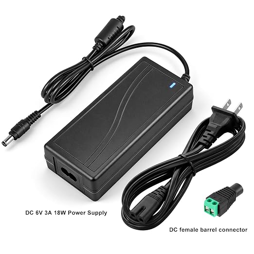 DC 6V Desktop Power Supply Adapter 30W/60W, AC 100–240V Input, US Plug, Switching Transformer for Electronics, Router, Toys, DIY Projects