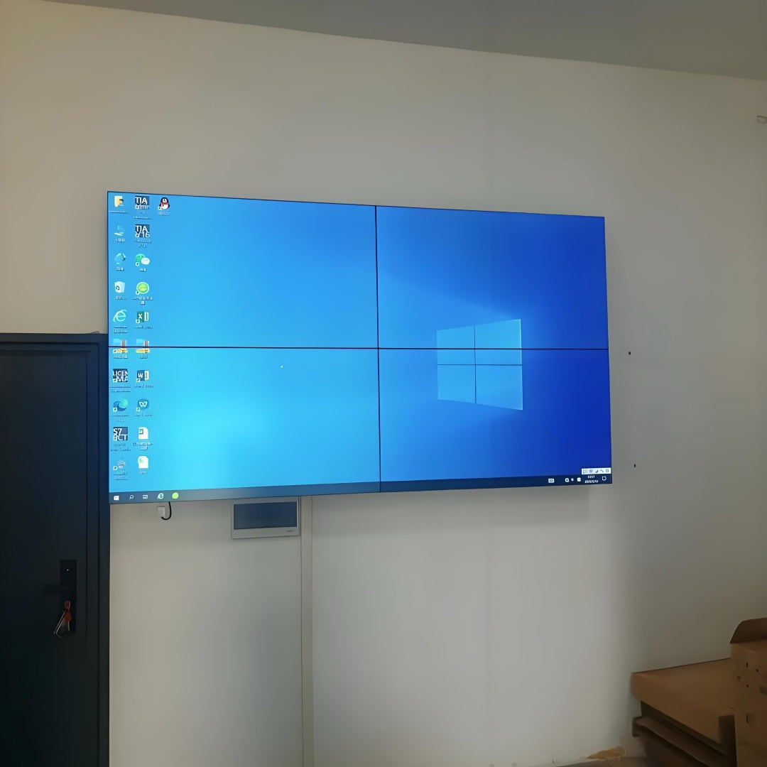 55” BOE LCD Video Wall – 2x2 Kit (4 Panels) | 1920x1080 FHD | 500 nits | Ultra Narrow Bezel 0.88mm / 1.7mm / 3.5mm | HDMI Splicer + Wall Mount Included
