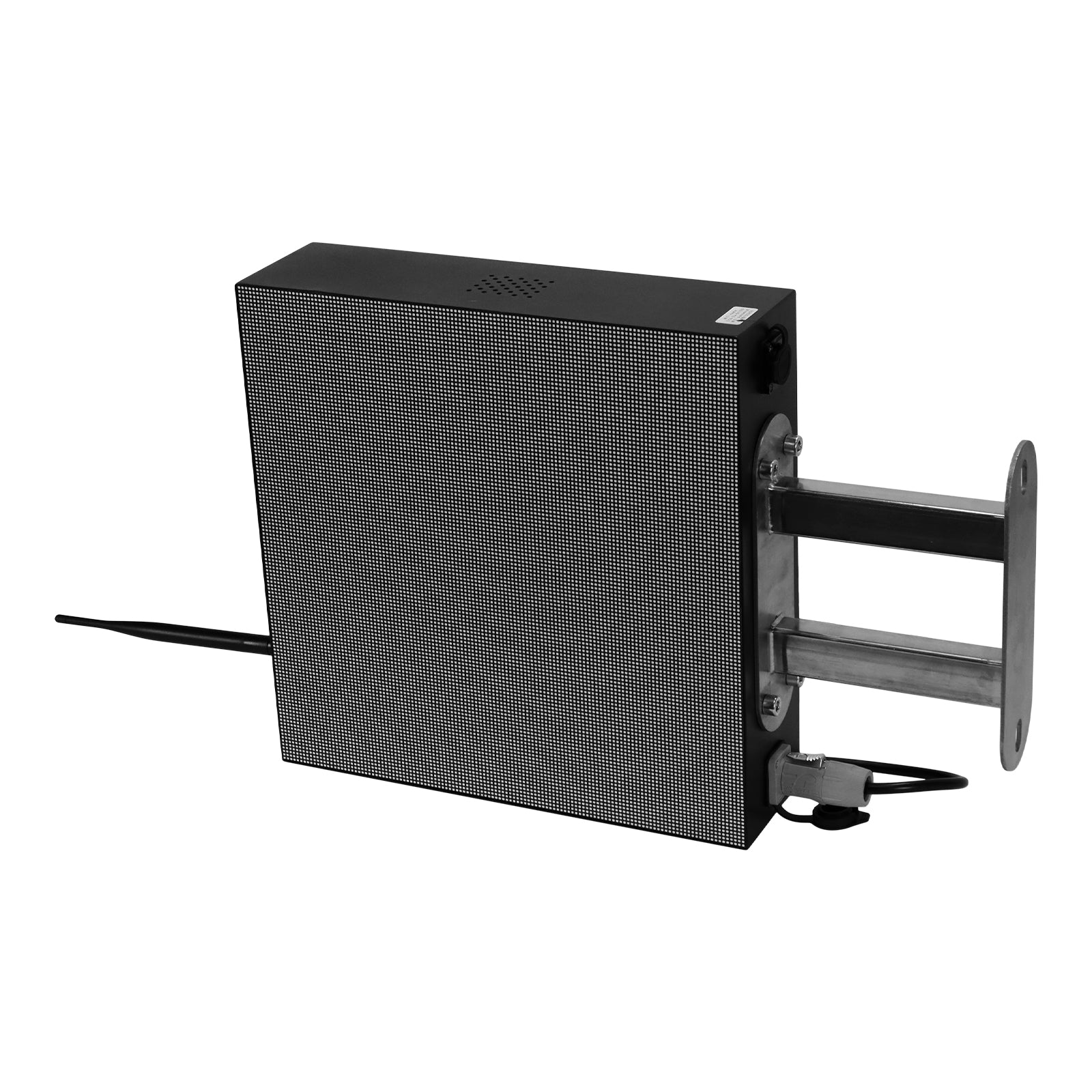 Doppelseitiges LED-Ladenschild der DS-Serie – P2.5 · 320×320 mm | Wasserdichtes Projektionsschild für Cafés, Boutiquen und kleine Geschäfte
