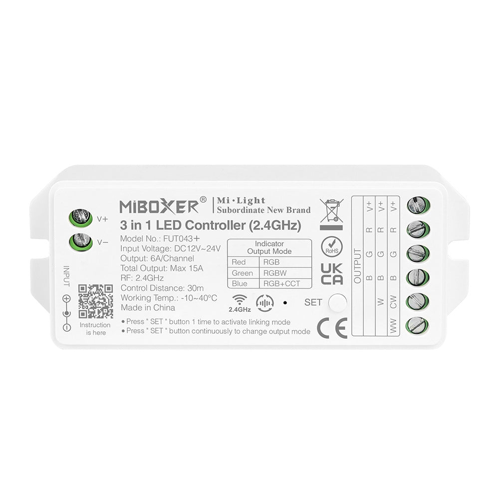 Contrôleur LED 3 en 1 MiBOXER FUT043+ (2,4 GHz)