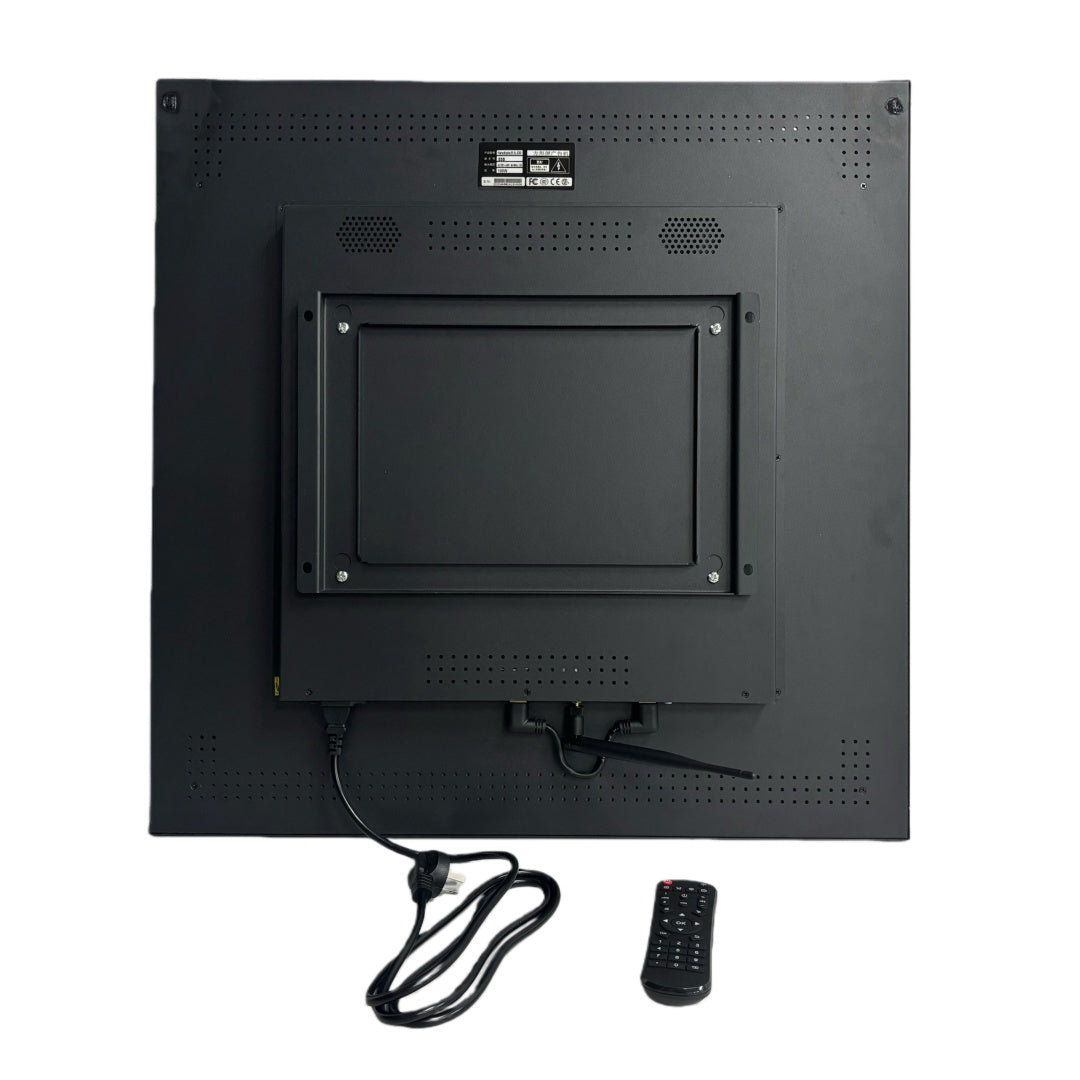 Écran LCD numérique carré 1:1 de 29,6 pouces (531 × 531 mm) de la série SQ, écran tactile capacitif en option, Cloud/APP/disque USB