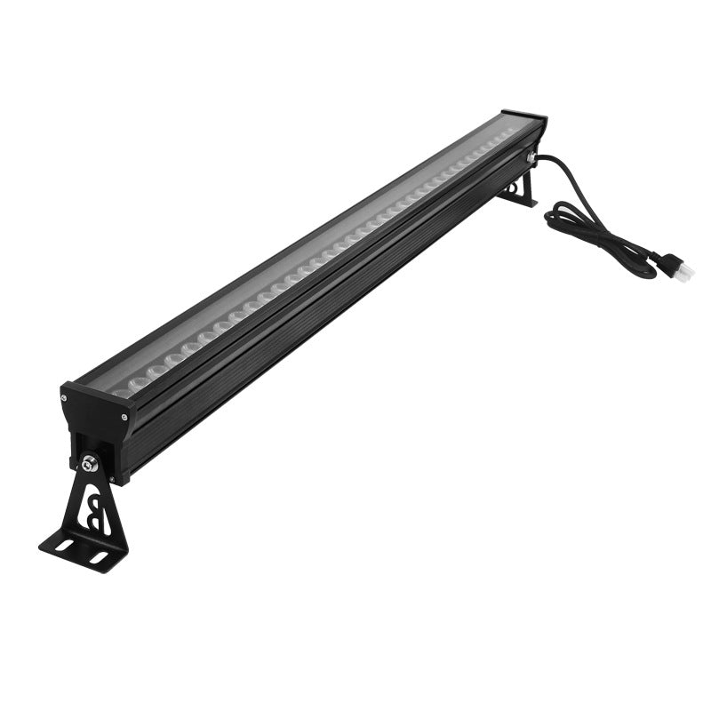 Linkable 7060 Linear RGB LED Wall Washer – 36W | AC110V / AC220V | Waterproof Color Changing Wall Wash Light | 24-Key RF Remote Control | for Indoor & Outdoor Architectural Lighting
