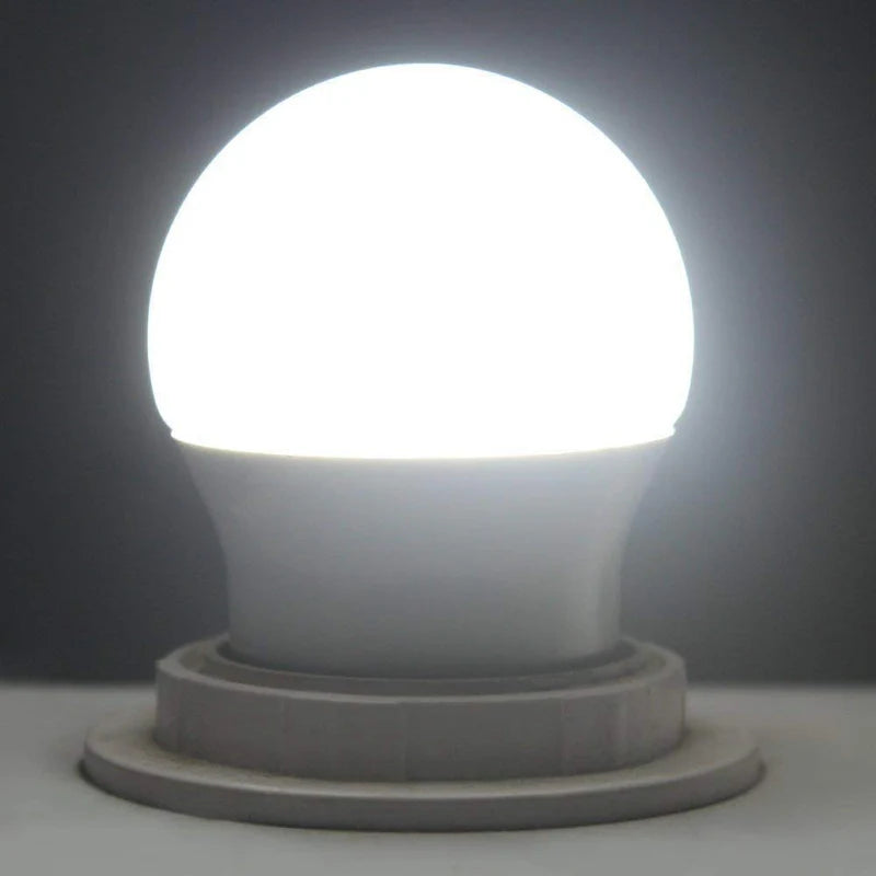 Lot de 6 ampoules LED G50 5 W 450 lm, culot à vis E27, 100-240 V CA, non dimmable, lumière blanche de 50 mm