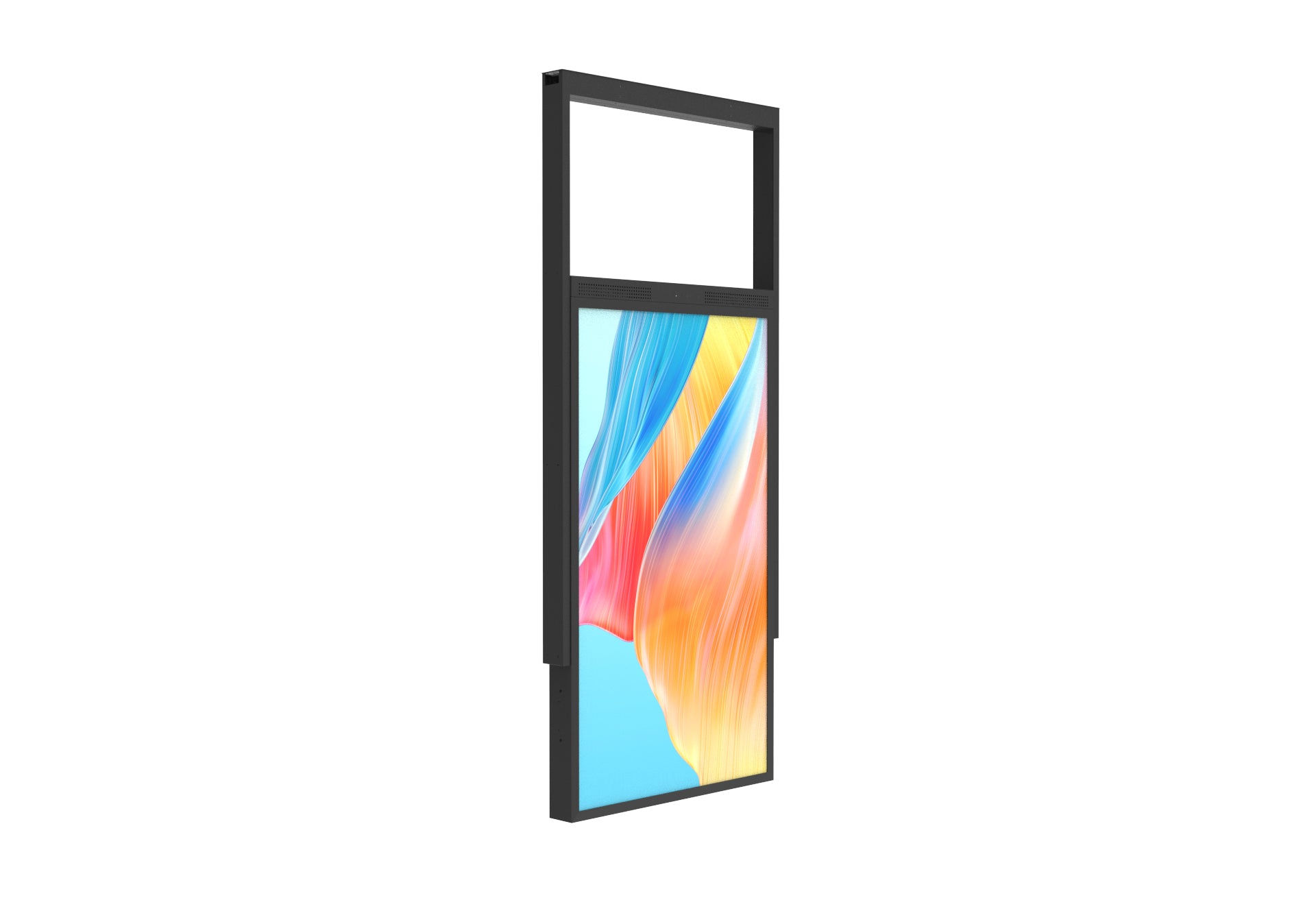 43" doppelseitiges, hochhelles LCD-Fensterdisplay, 2500 Nits vorne + 700 Nits hinten, Android 2+32G, ohne Touch, Cloud/APP/USB, Hänge-/Bodenständer
