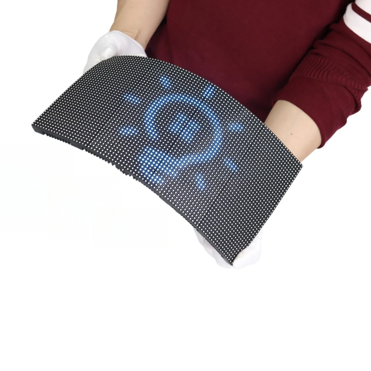OF-3W Series Outdoor Flexible LED Module – P3.076 | 320×160mm Panel | Magnetic Mounting | All-in-One Design | Cylinder LED Displays & Flexible LED Screens