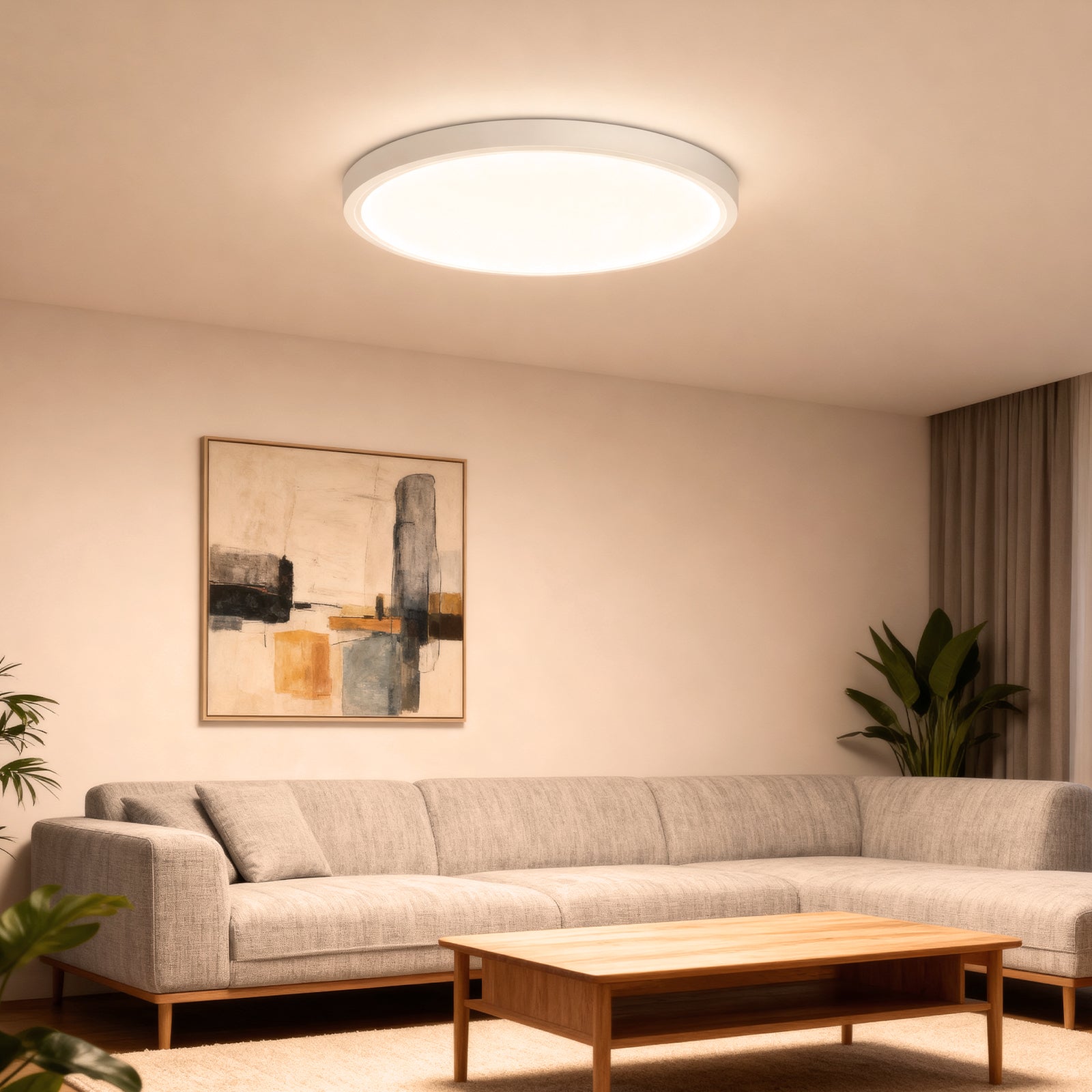 15,7 Zoll runde LED-Deckenleuchte – 32 W – Weiß – 3000 K / 4500 K / 5000 K / 6500 K – Deckenleuchte zur Unterputzmontage – Lokaler Lagerbestand (US/UK/DE)