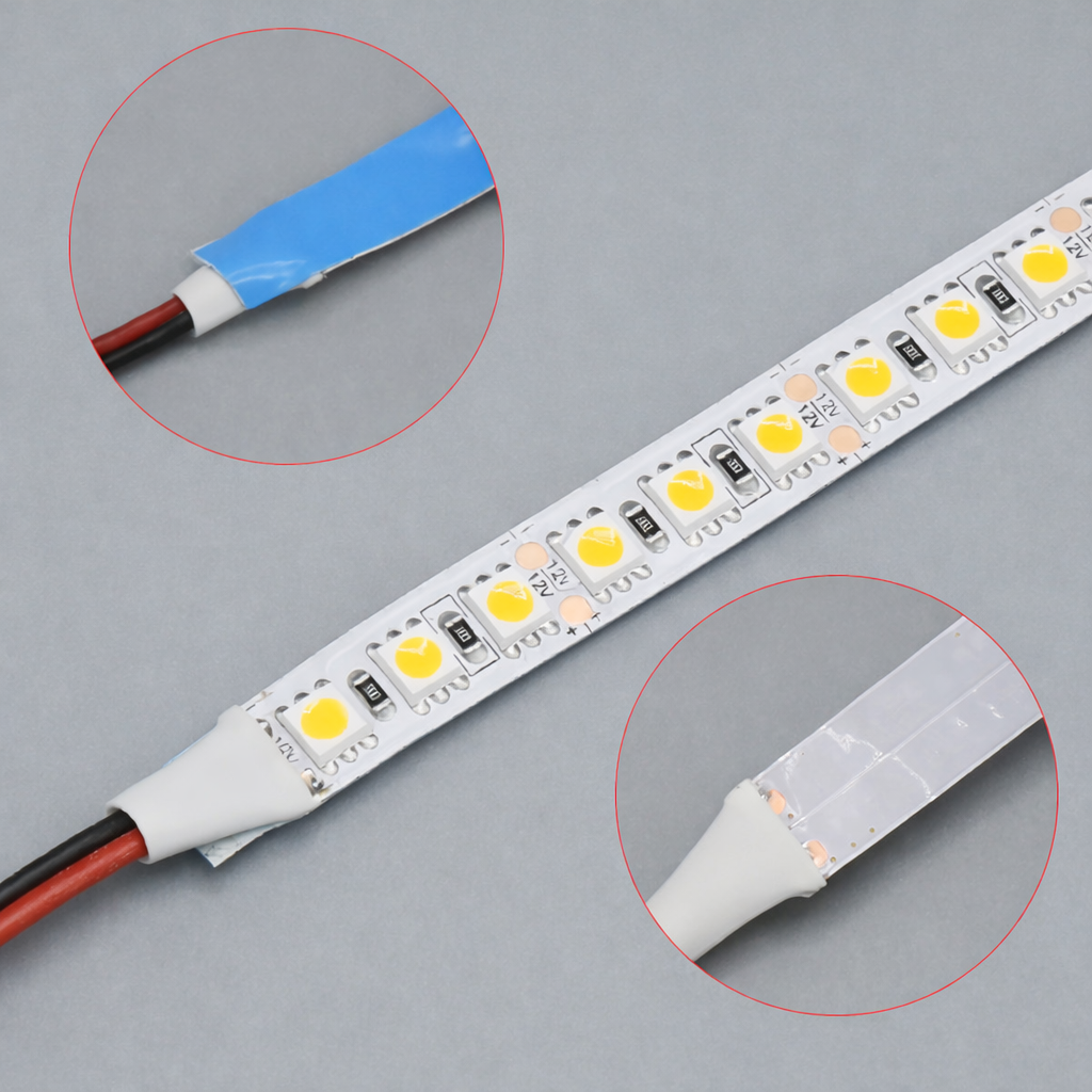 SMD5050 Single Color LED Strip Light – DC 12V | 120 LEDs/m | 10mm PCB | High Brightness Low Voltage LED Tape | Non-Waterproof | Warm White / Natural White / Cool White | 5/50M
