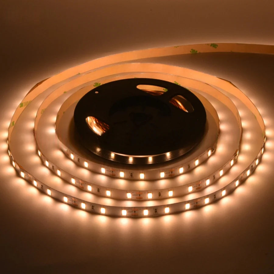 LG SMD5630 LED Strip Light – 12W/M | 60 LEDs/M | DC 12V | 10mm PCB | 5M Roll | 3000K / 4000K / 6000K | IP00 / IP67 | Single Color LED Strip for Mirror, Kitchen Cabinet, Bedroom, Christmas Decor | 5/50M
