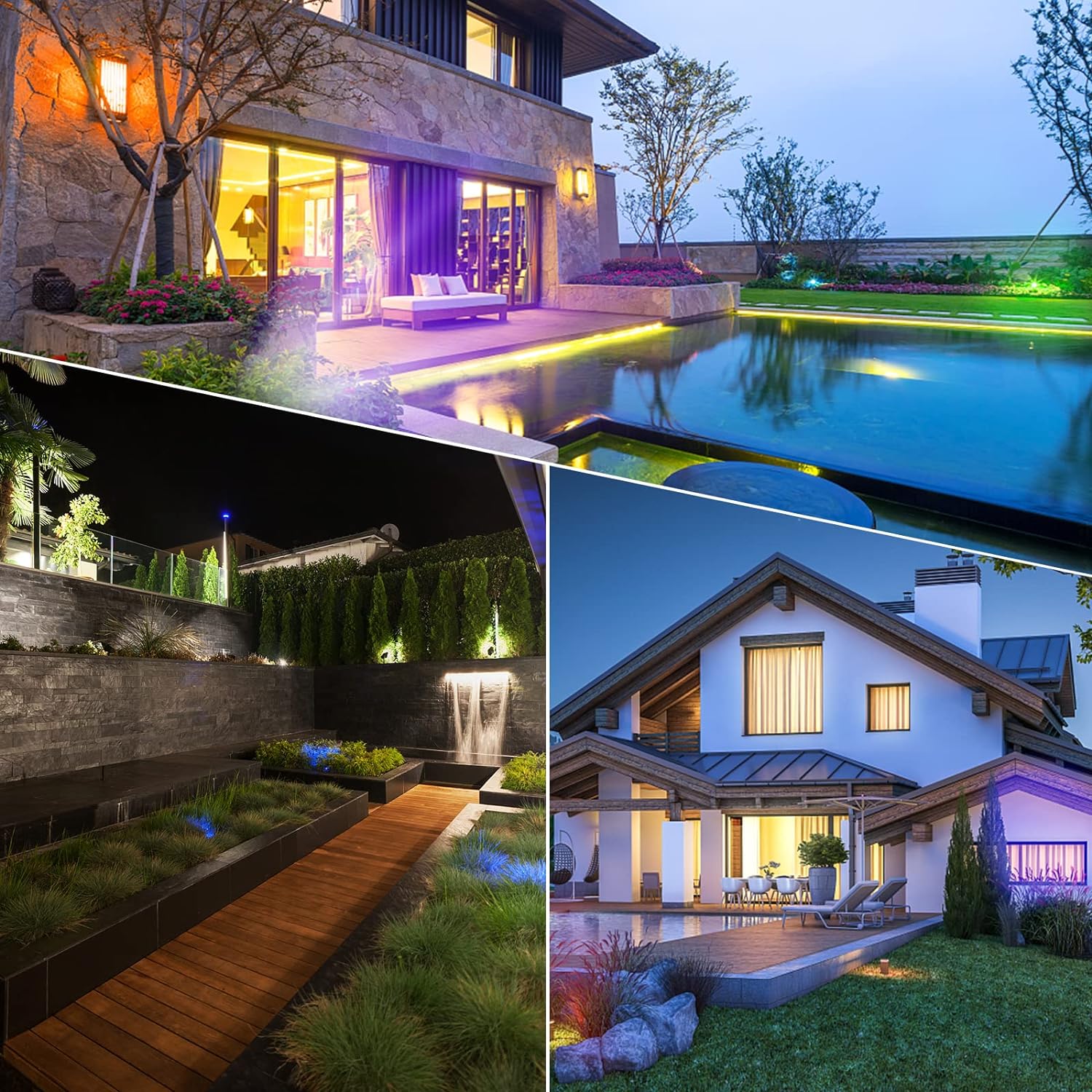 5W Low Voltage RGBWW Inground LED Well Lights – RGB + 3000K Warm White | DC 12V–24V | IP65 Waterproof | Outdoor Landscape & Ground Lighting for Garden, Yard & Driveway | 6 / 8-Pack