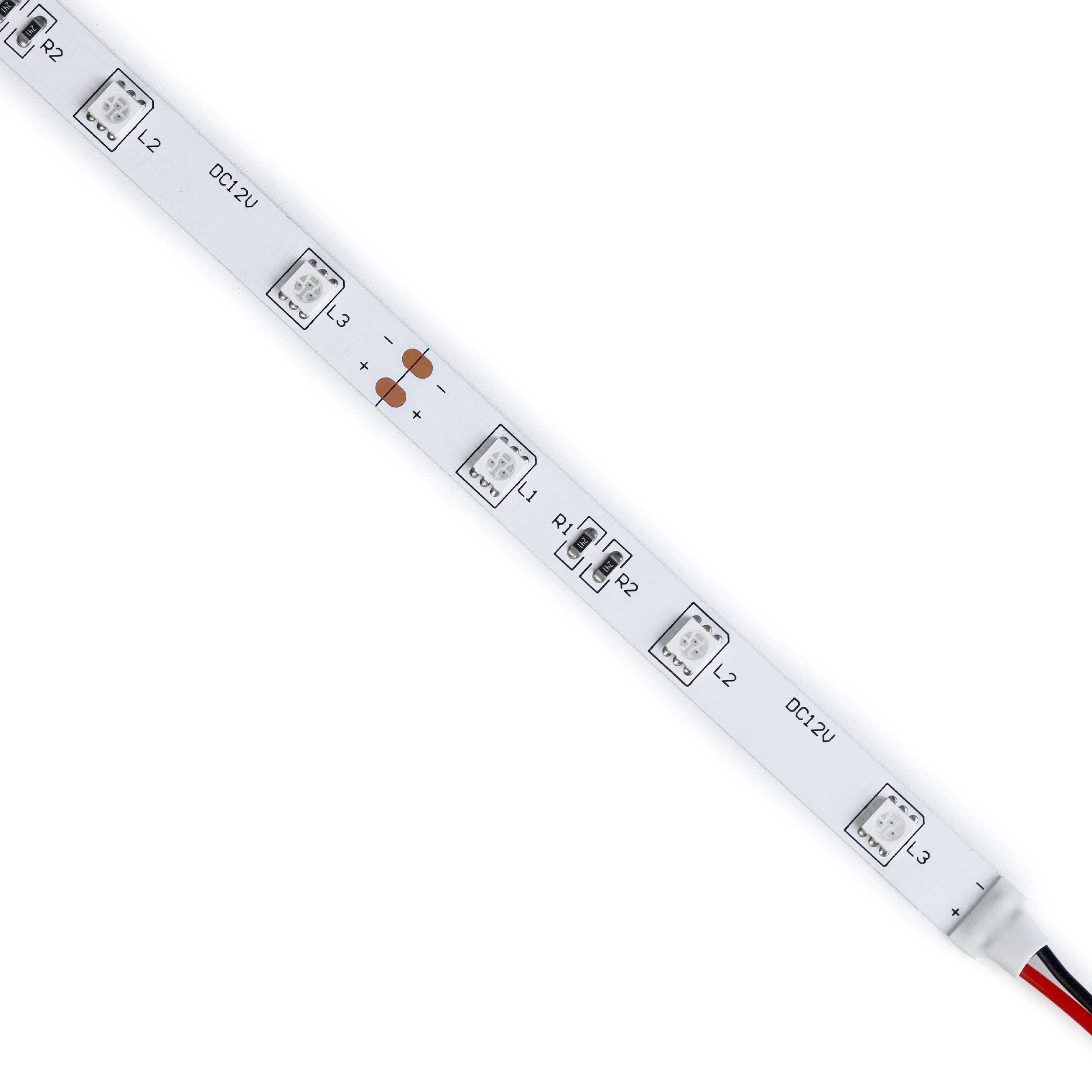 850nm SMD5050 DC12V Infrared LED Strip Light – High Brightness IR for Security, 30/60/120 LEDs/m, 5/50 Meters, IP00/IP65