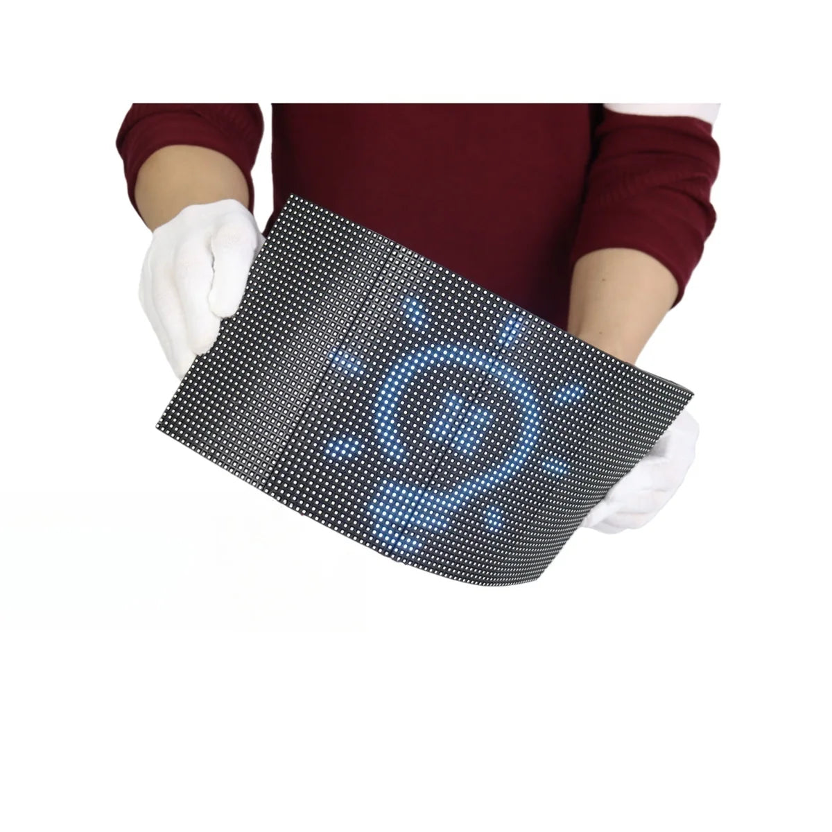 OF-3W Series Outdoor Flexible LED Module – P3.076 | 320×160mm Panel | Magnetic Mounting | All-in-One Design | Cylinder LED Displays & Flexible LED Screens