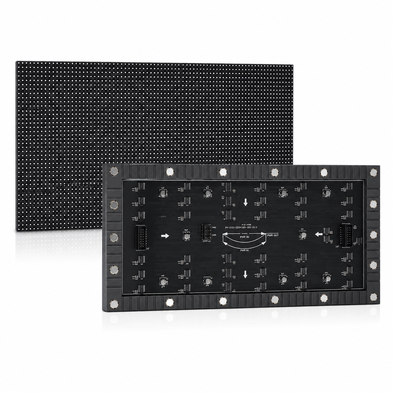 Module LED flexible d'intérieur série IF-3S – P4 | 320 × 160 mm | CMS | Coque arrière souple avec aimant | 600 nits