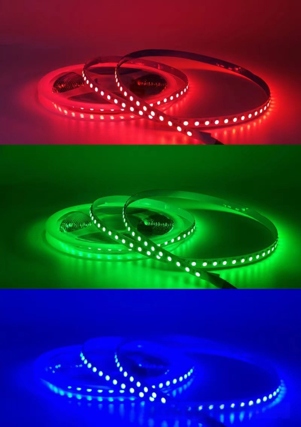 Bande lumineuse LED RVB 6 mm, 5 mètres, SMD5050, 300 LED/rouleau, DC12 V < 60 W, 5 A, flexible, changement de couleur RVB
