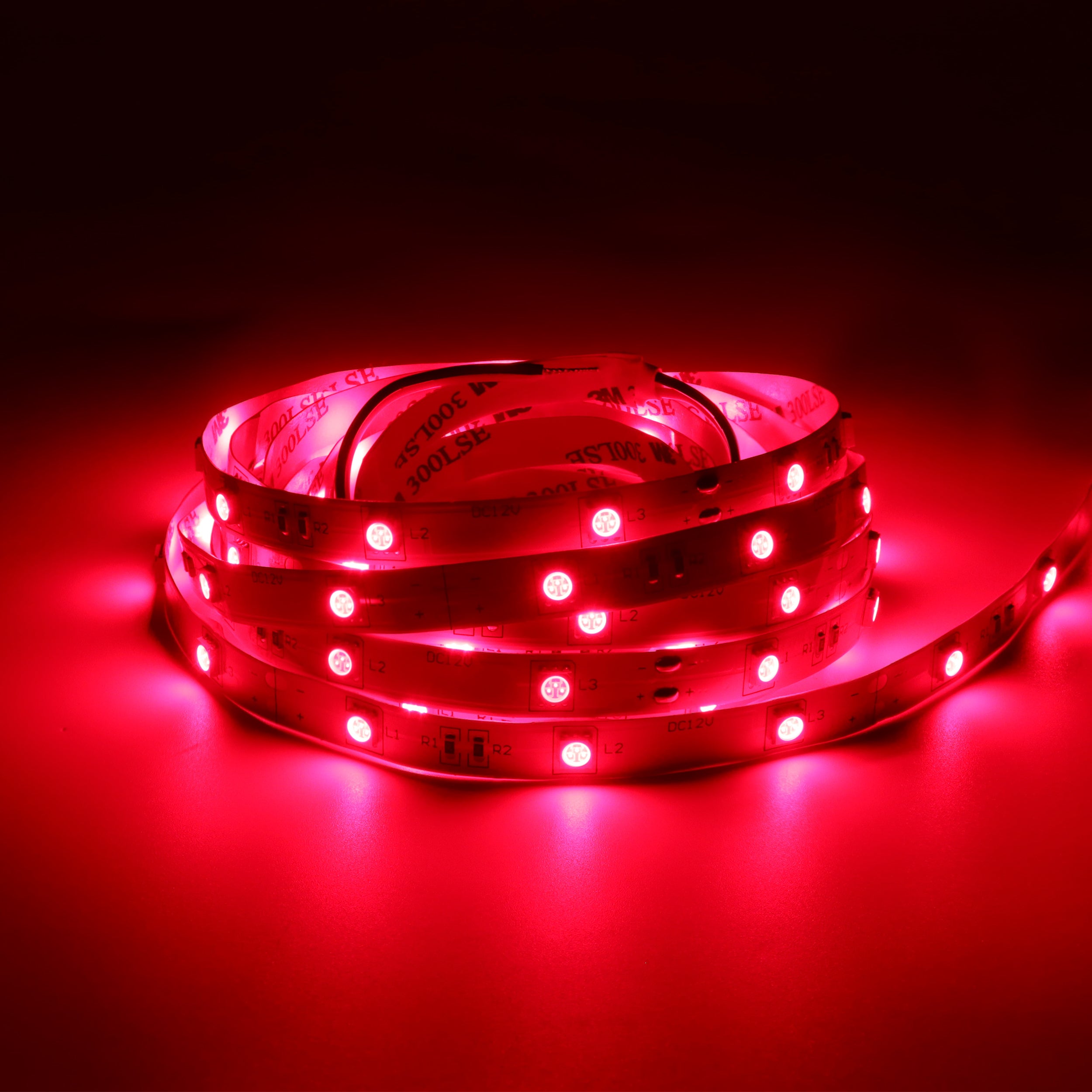 810 nm SMD5050 DC12V Infrarot-LED-Lichtleiste – Hochleistungs-Nah-IR für die Therapie, 30/60/120 LEDs/m, 5 Meter, IP00/IP65