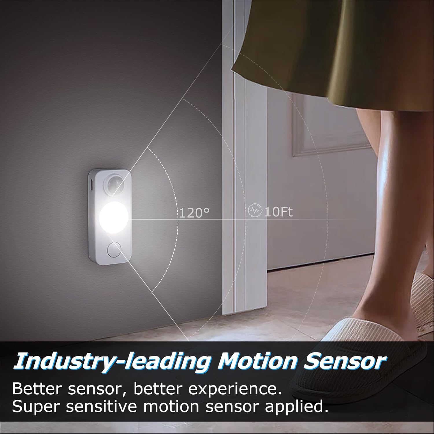 Rechargeable LED Puck Closet Light – 4/6/8 Pack | Motion Sensor, Tap Switch, Dimmable | Warm / Daylight White | Black / White Finish | Easy Mounting for Closets & Cabinets