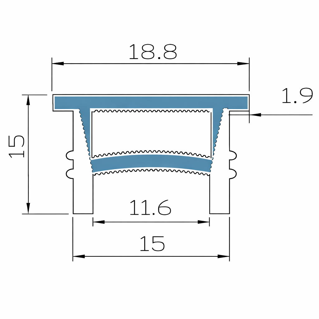 Neonlichtgehäuse – S2020 Schwarz | 20x20mm Silikon-LED-Kanalsystem | IP67 wasserdicht | 12mm Leiterplattenbreite | 164FT/50M | Lagerbestand US/UK/DE
