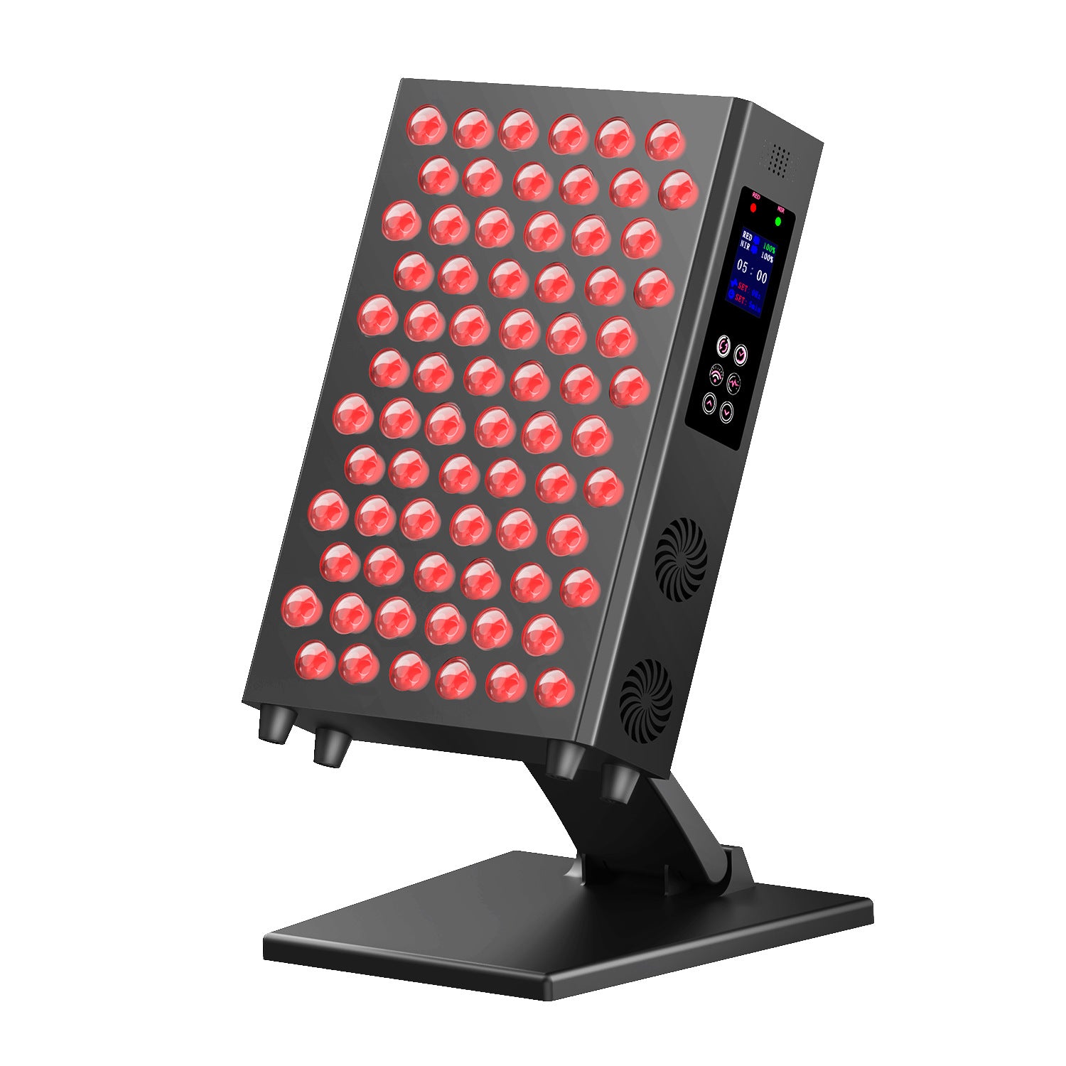 115 W BLK PRO Rotes Therapielicht mit 72 Stück 5-Watt-Bi-Chip (850 nm und 660 nm) rotem LED-Licht