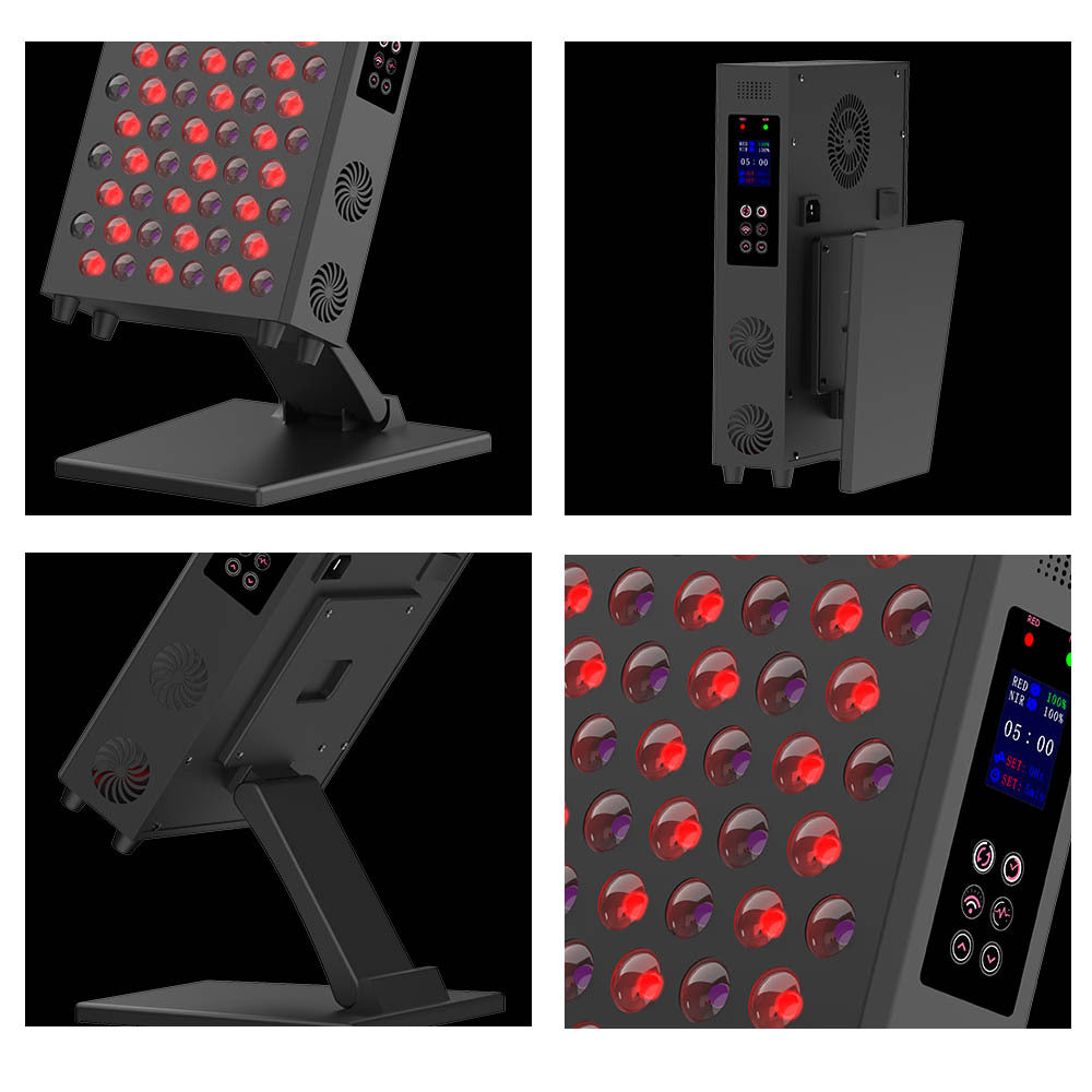 115 W BLK PRO Rotes Therapielicht mit 72 Stück 5-Watt-Bi-Chip (850 nm und 660 nm) rotem LED-Licht