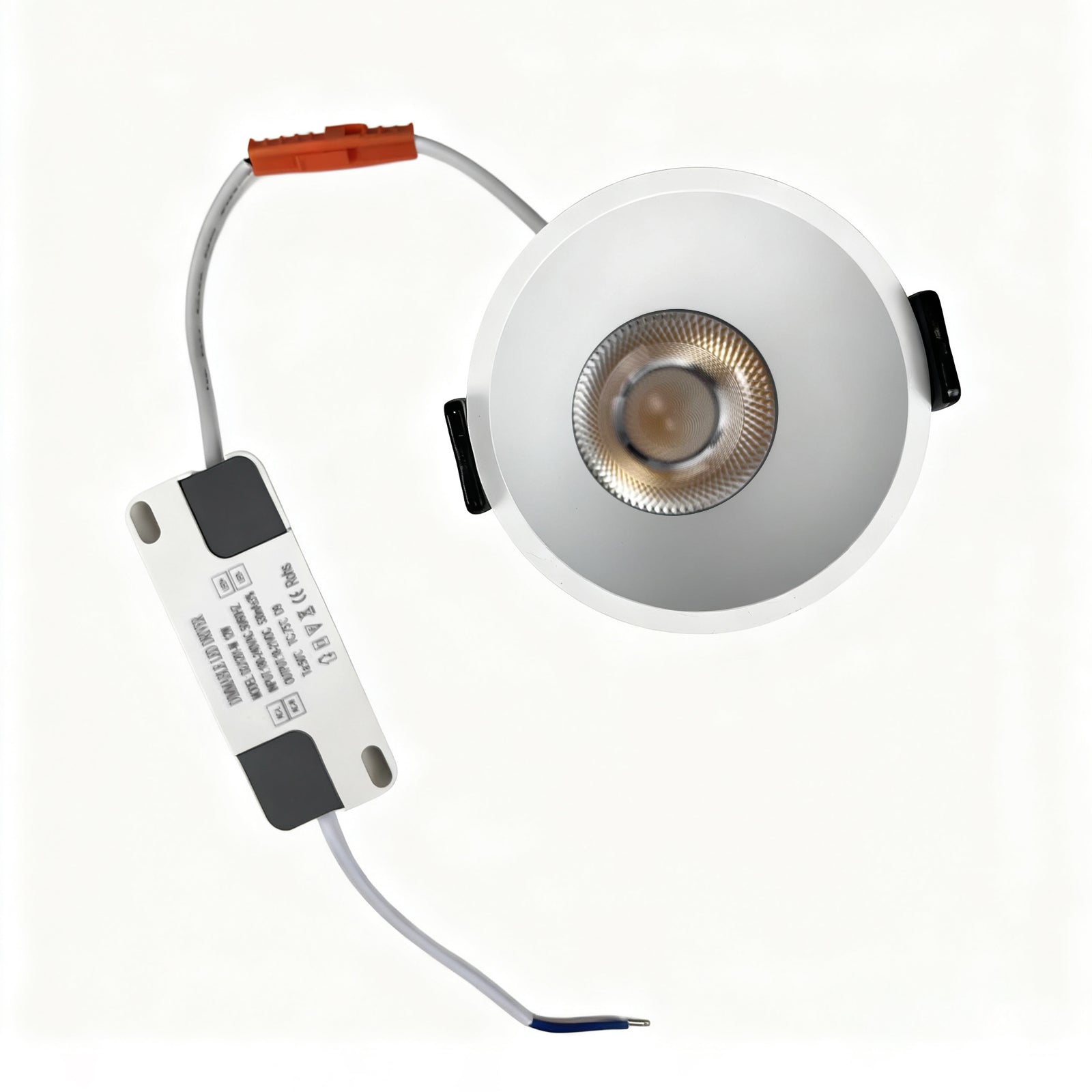 4er-Pack Low Profie LED-Downlight 3W/5W/7W/12W/15W/18W/24W CRI80 Anti-Fog Deckeneinbauleuchte mit festem Kopf