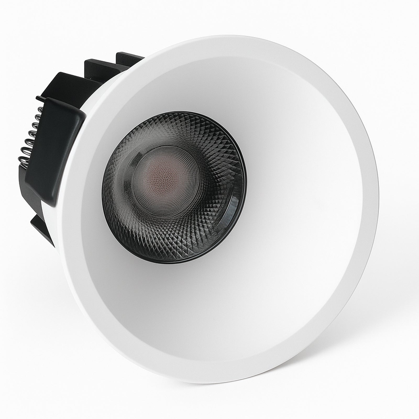 4er-Pack 3 Zoll dimmbares LED-Downlight mit schwarzem Rand, 5 W (entspricht 40 W Halogen), CRI80, LED-Deckenleuchte