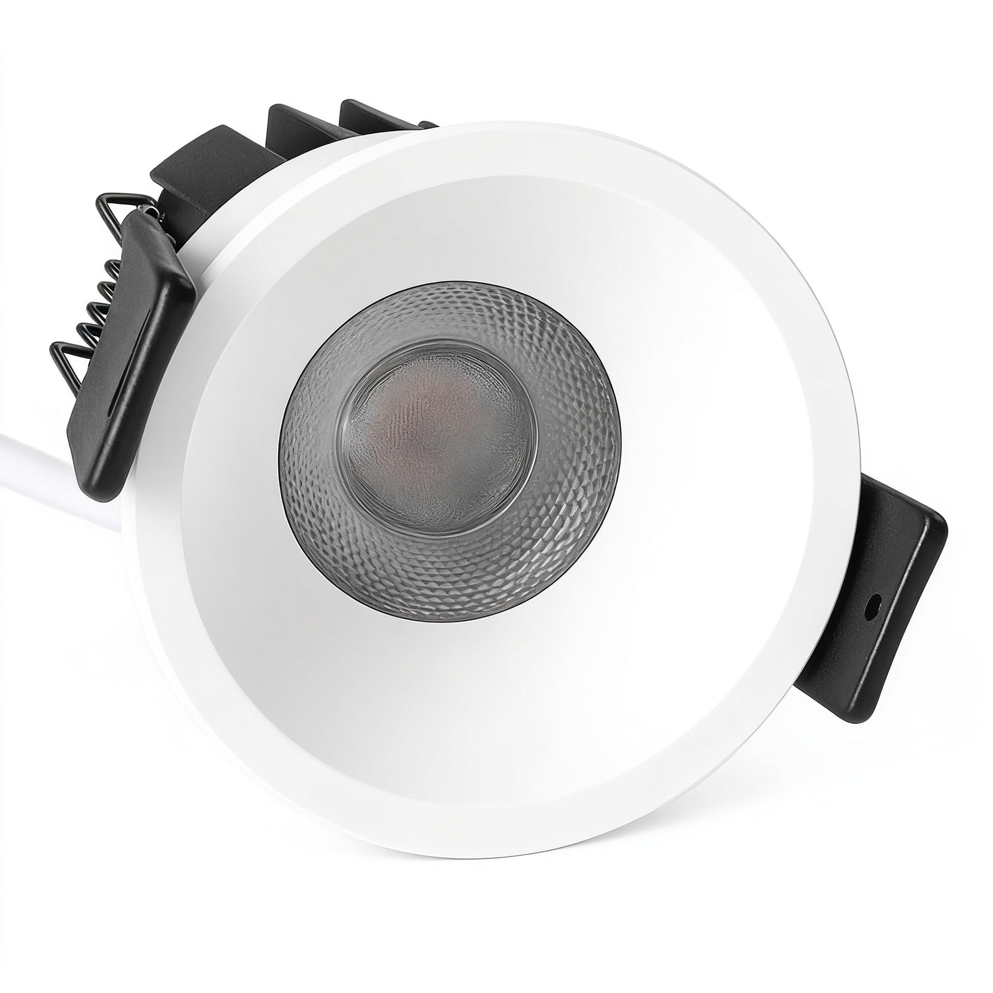 PRO-1A Series Deep Anti-Glare Full Spectrum LED Downlight | 90–140V | 4/12 Pack | 7W / 9W / 12W | 5CCT Adjustable | 24° Beam | White Housing | CRI>97 | Commercial Ceiling Recessed Light