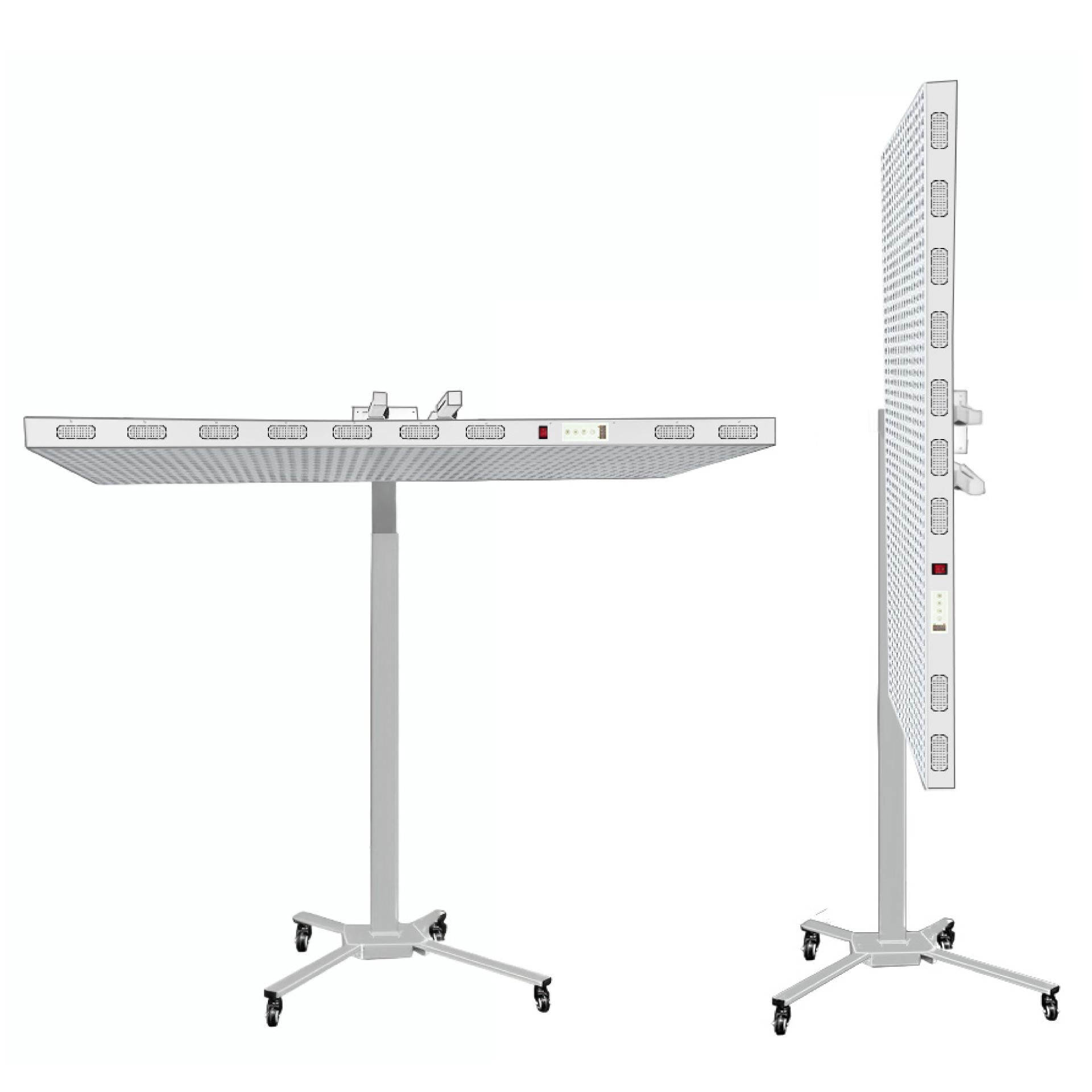 AL-PRO Series Heavy Duty Panel Red Therapy Light – 1000W / 1250W | Dual Chip Red Light & Infrared | Touch Control with Timer & Pulse Dimming | Hanging/Mobile Stand/Electrical Mobile Stand Options| for Pain Relief & Skin Beauty