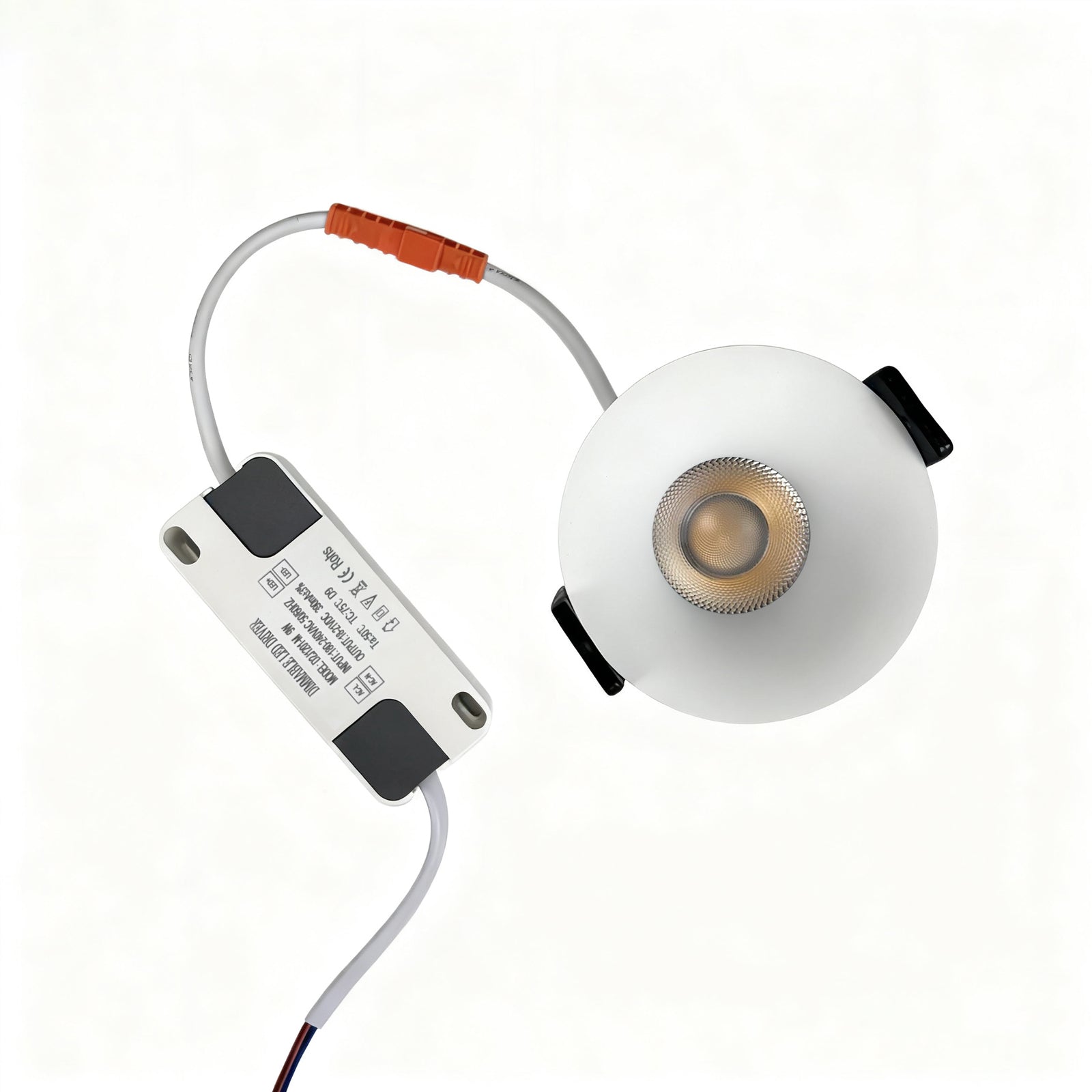 4er-Pack Low Profie LED-Downlight 3W/5W/7W/12W/15W/18W/24W CRI80 Anti-Fog Deckeneinbauleuchte mit festem Kopf