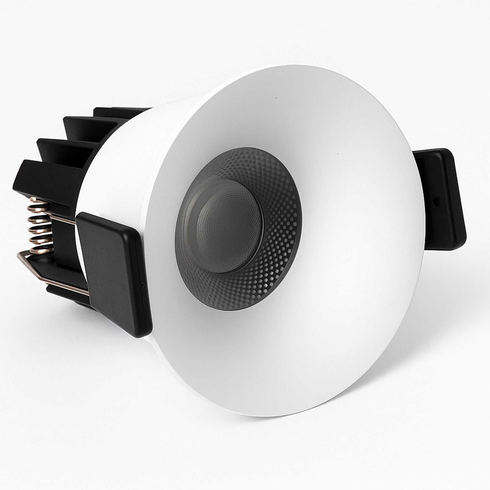 4er-Pack 3 Zoll dimmbares LED-Downlight mit schwarzem Rand, 5 W (entspricht 40 W Halogen), CRI80, LED-Deckenleuchte