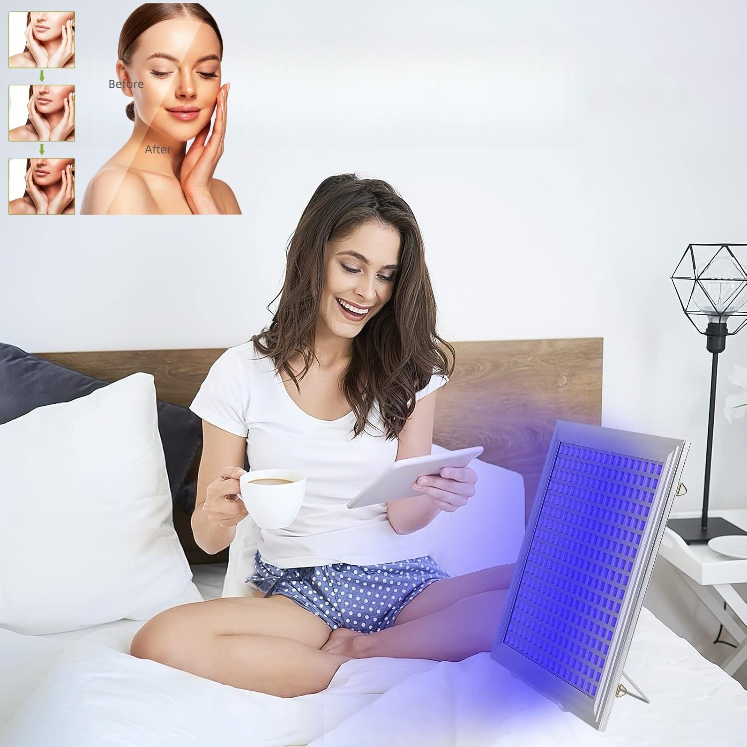 ALPRO1000 Rotes LED-Lichttherapie-Panel, 260 W tiefrote 660 nm und Nahinfrarot 850 nm LED-Lichttherapie